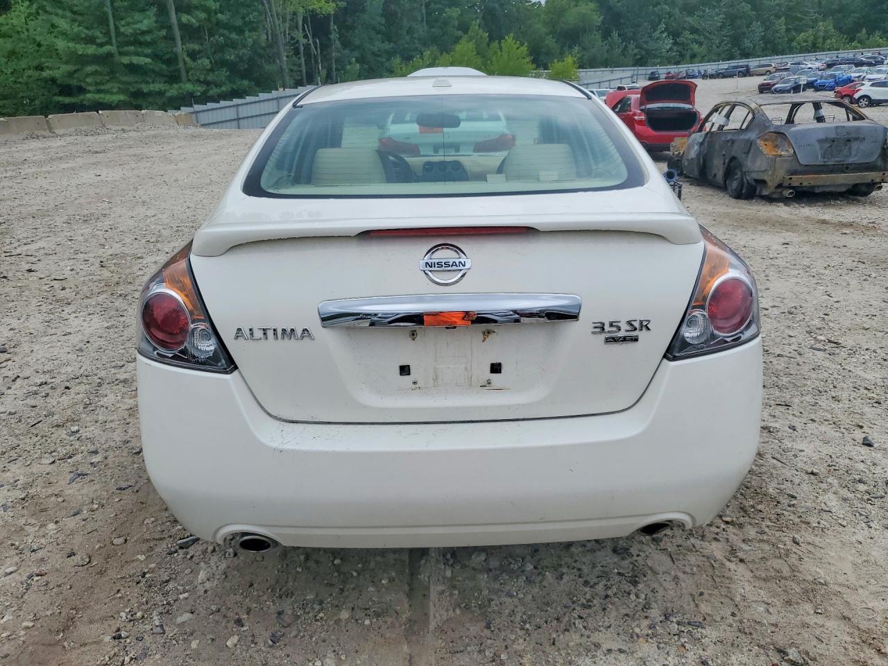 2012 Nissan Altima Sr White vin: 1N4BL2AP4CN496246