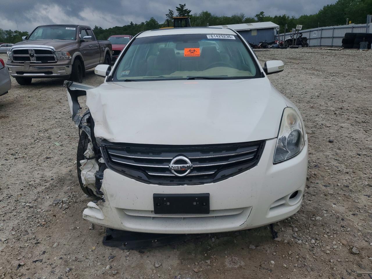 2012 Nissan Altima Sr White vin: 1N4BL2AP4CN496246
