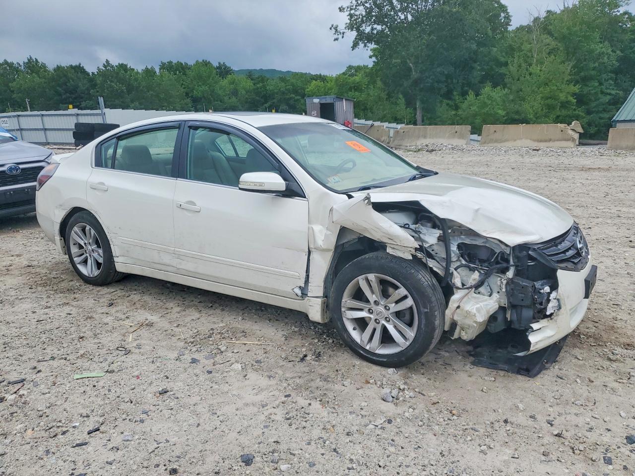 2012 Nissan Altima Sr White vin: 1N4BL2AP4CN496246