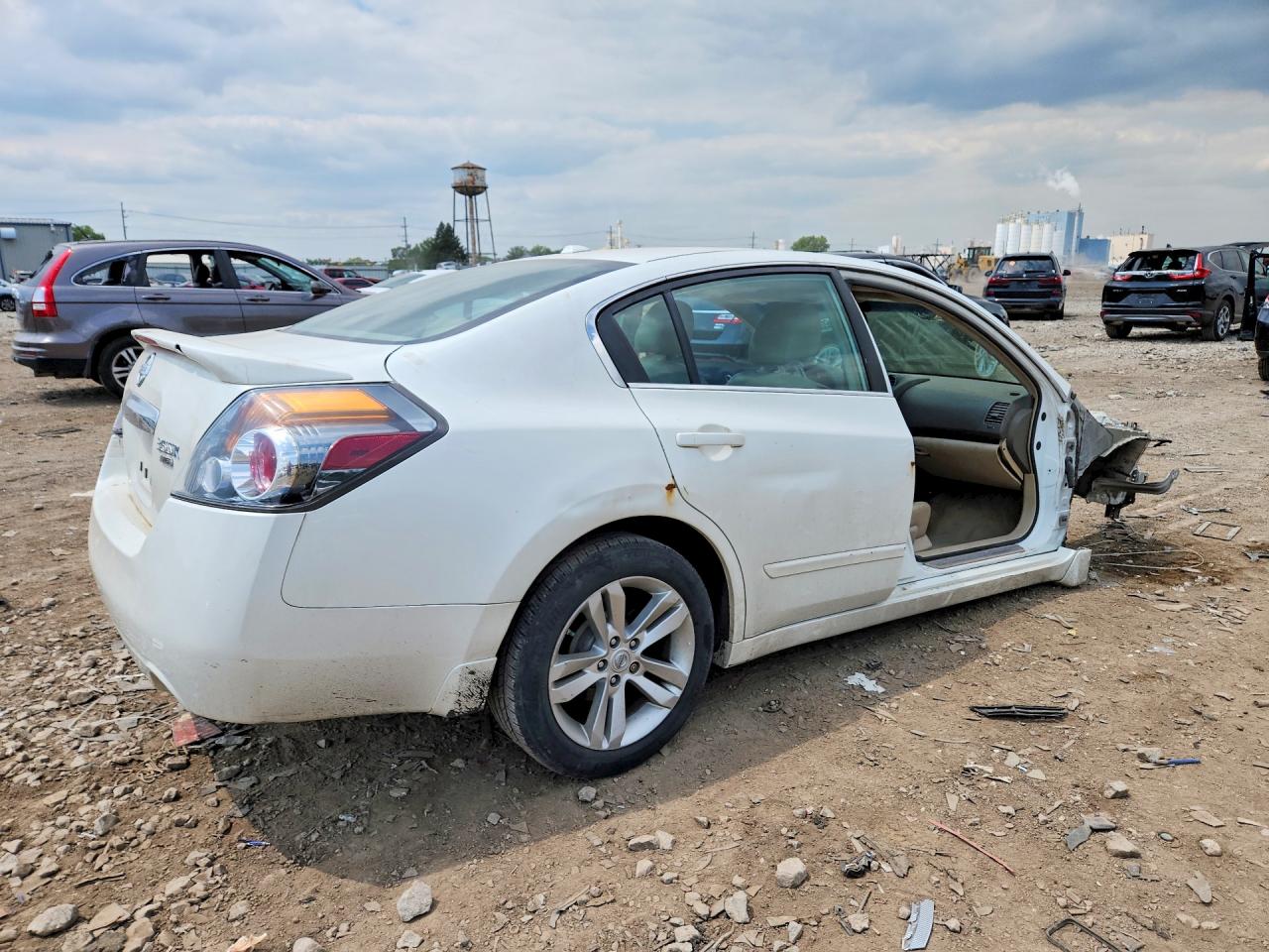 2010 Nissan Altima Sr White vin: 1N4BL2AP5AN534595