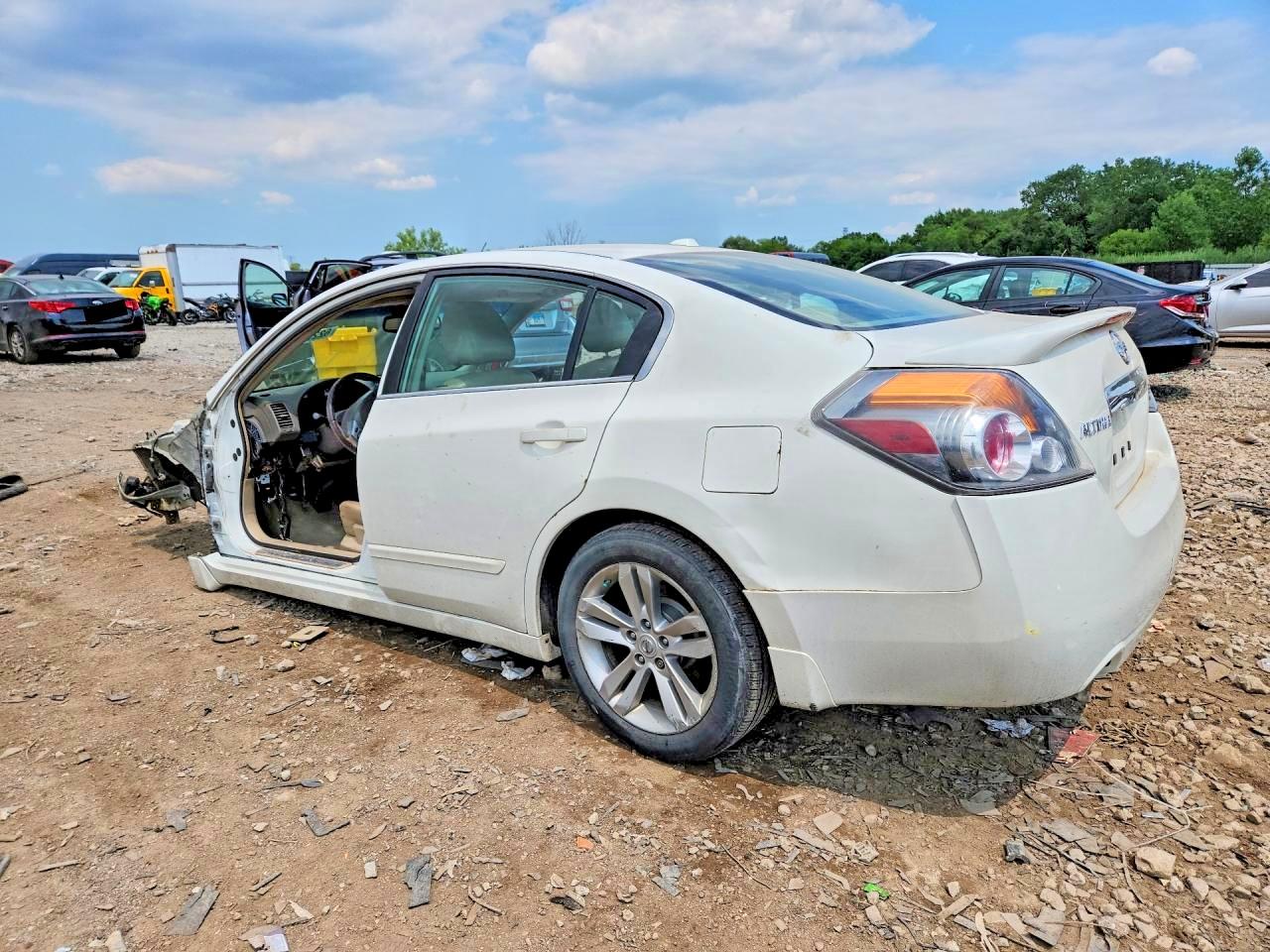 2010 Nissan Altima Sr White vin: 1N4BL2AP5AN534595