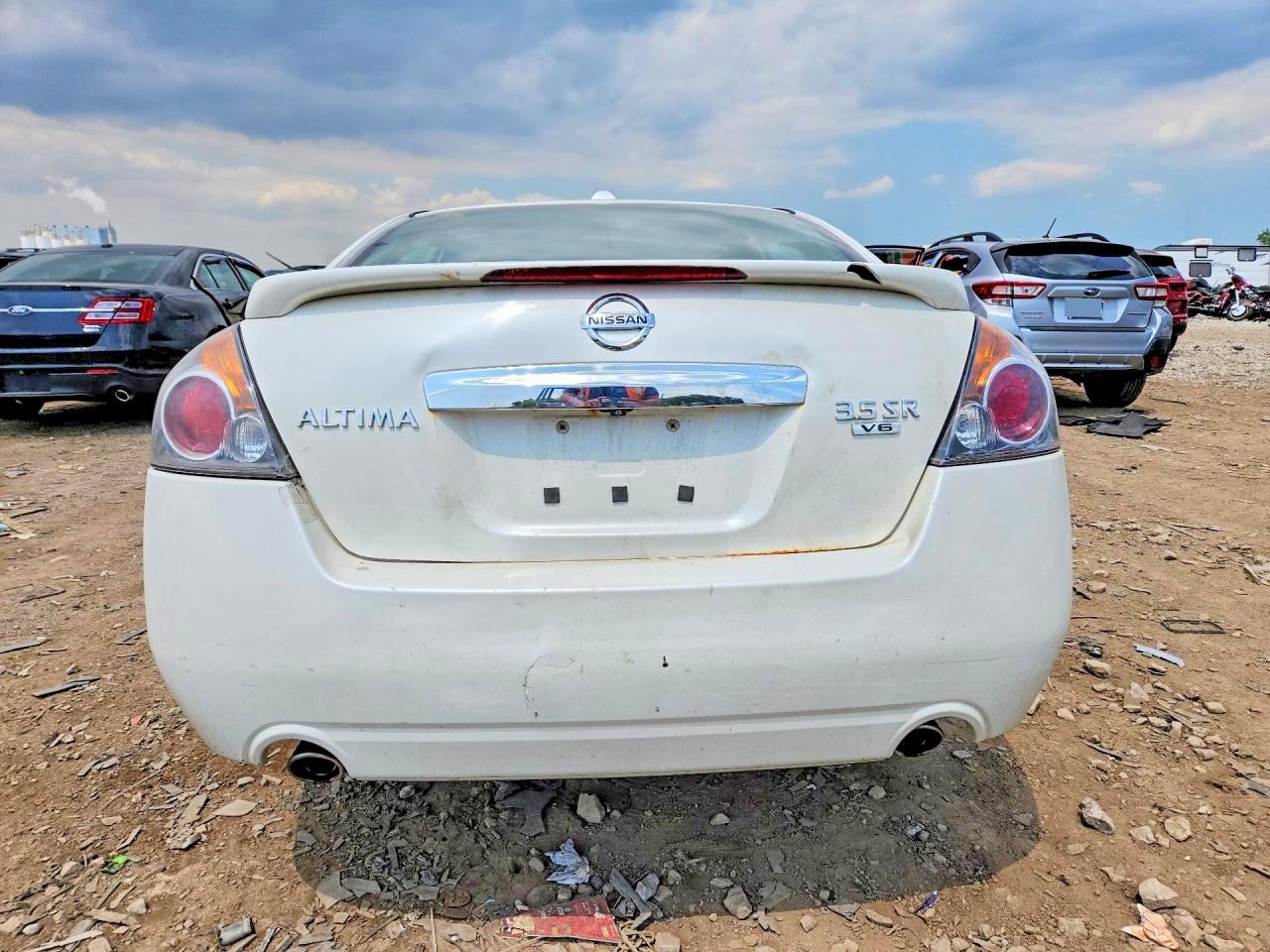 2010 Nissan Altima Sr White vin: 1N4BL2AP5AN534595