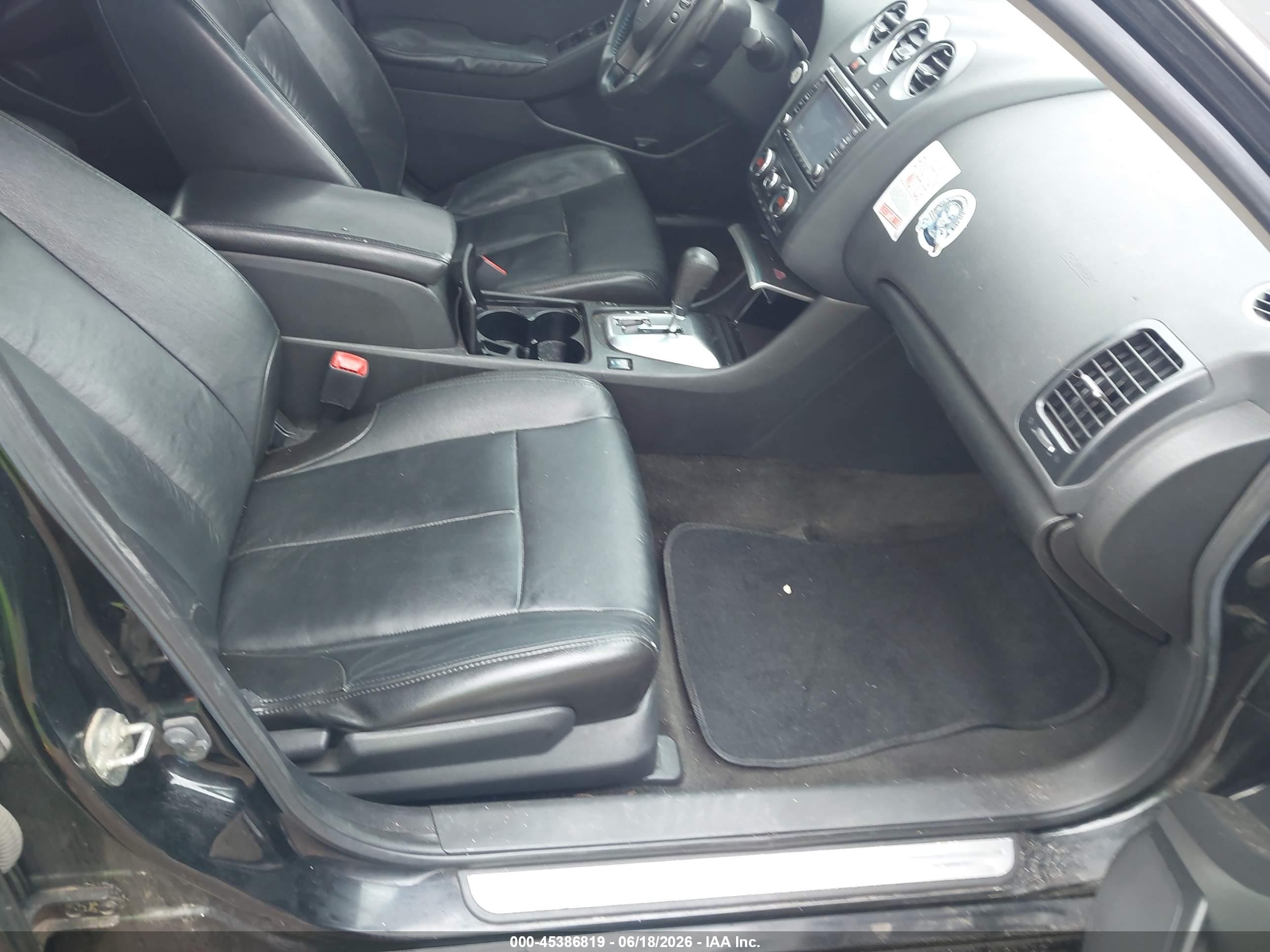 2011 Nissan Altima 3.5 Sr Черный vin: 1N4BL2AP5BC157750