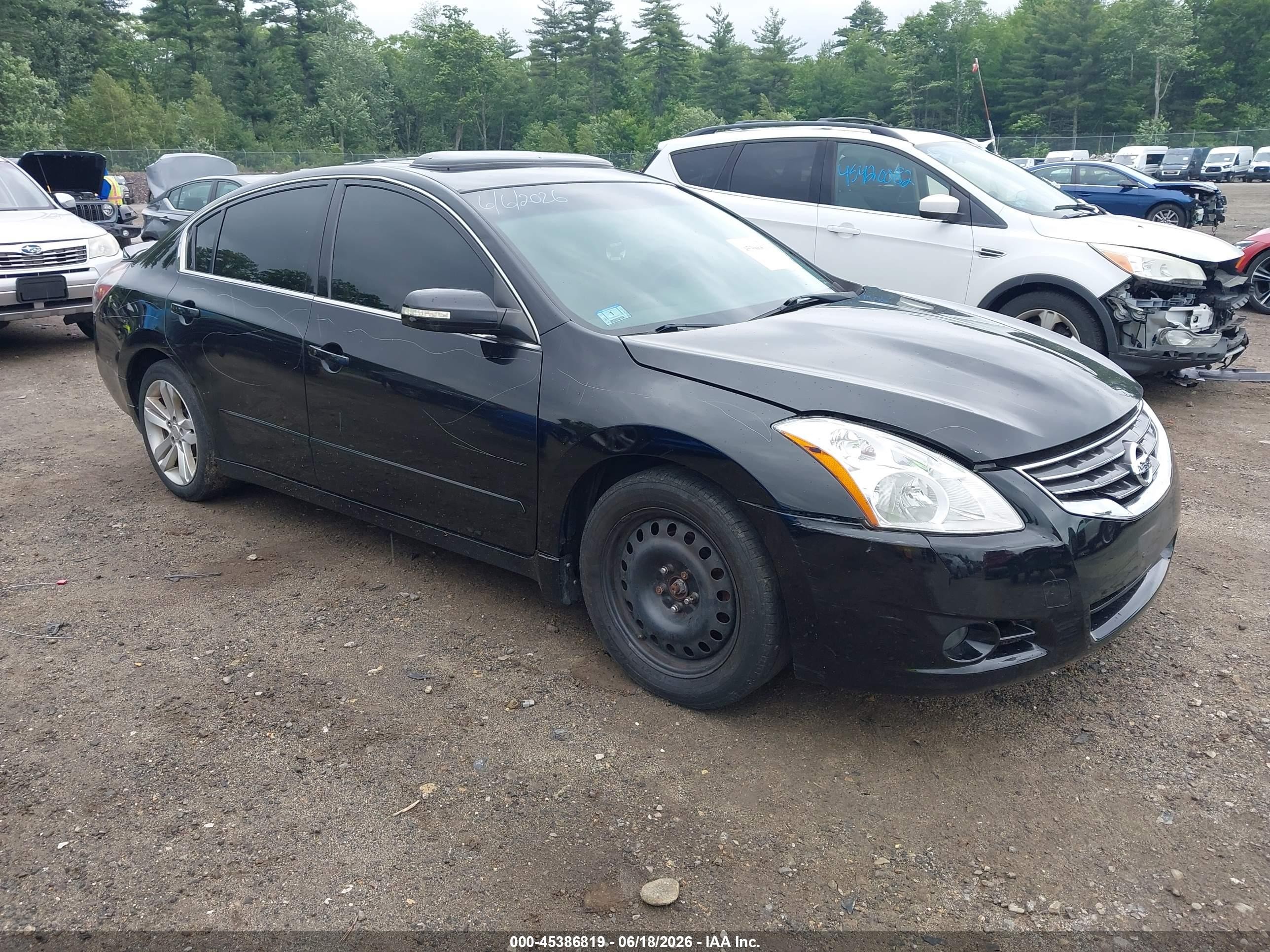 2011 Nissan Altima 3.5 Sr Black vin: 1N4BL2AP5BC157750