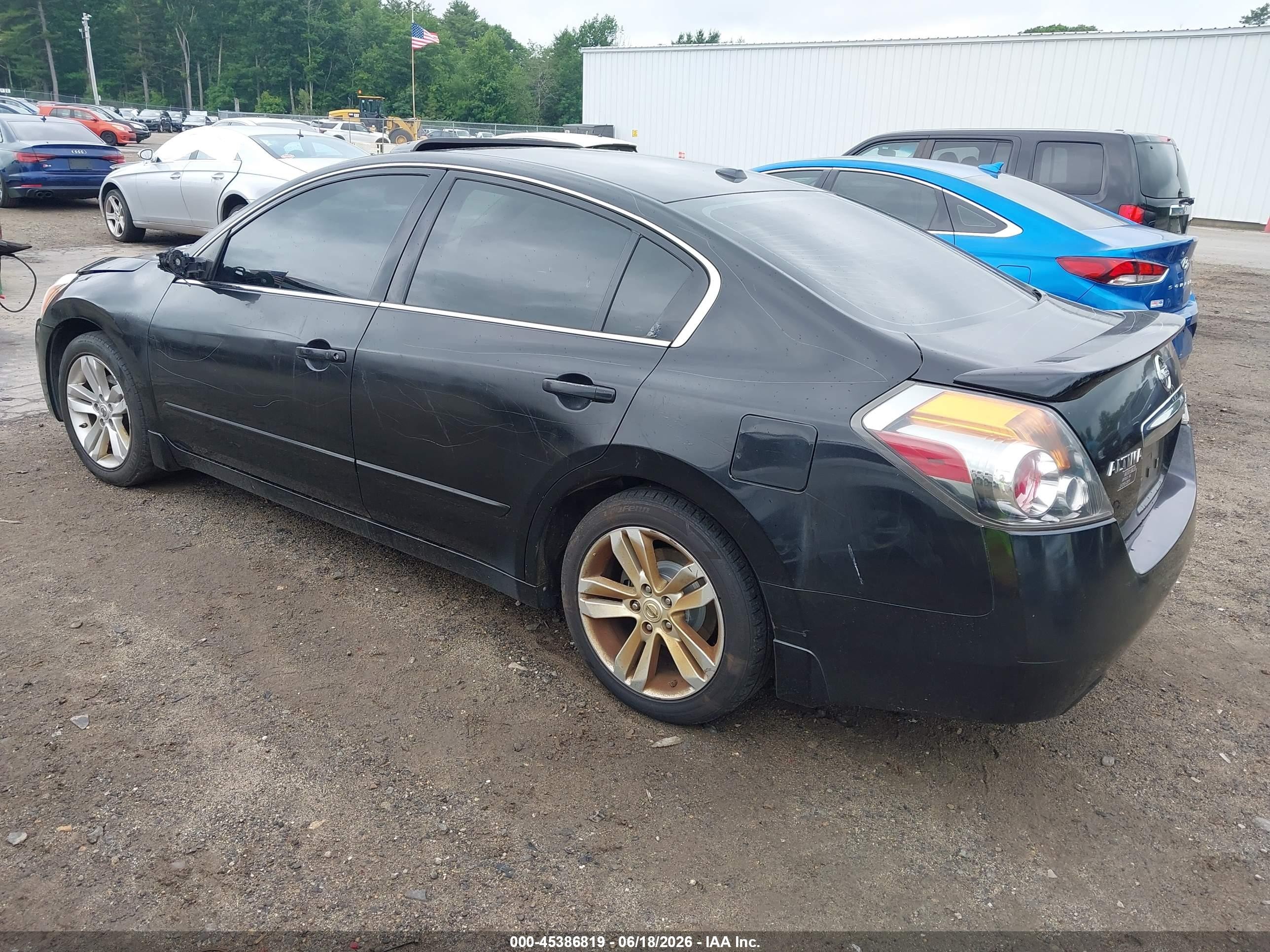 2011 Nissan Altima 3.5 Sr Черный vin: 1N4BL2AP5BC157750