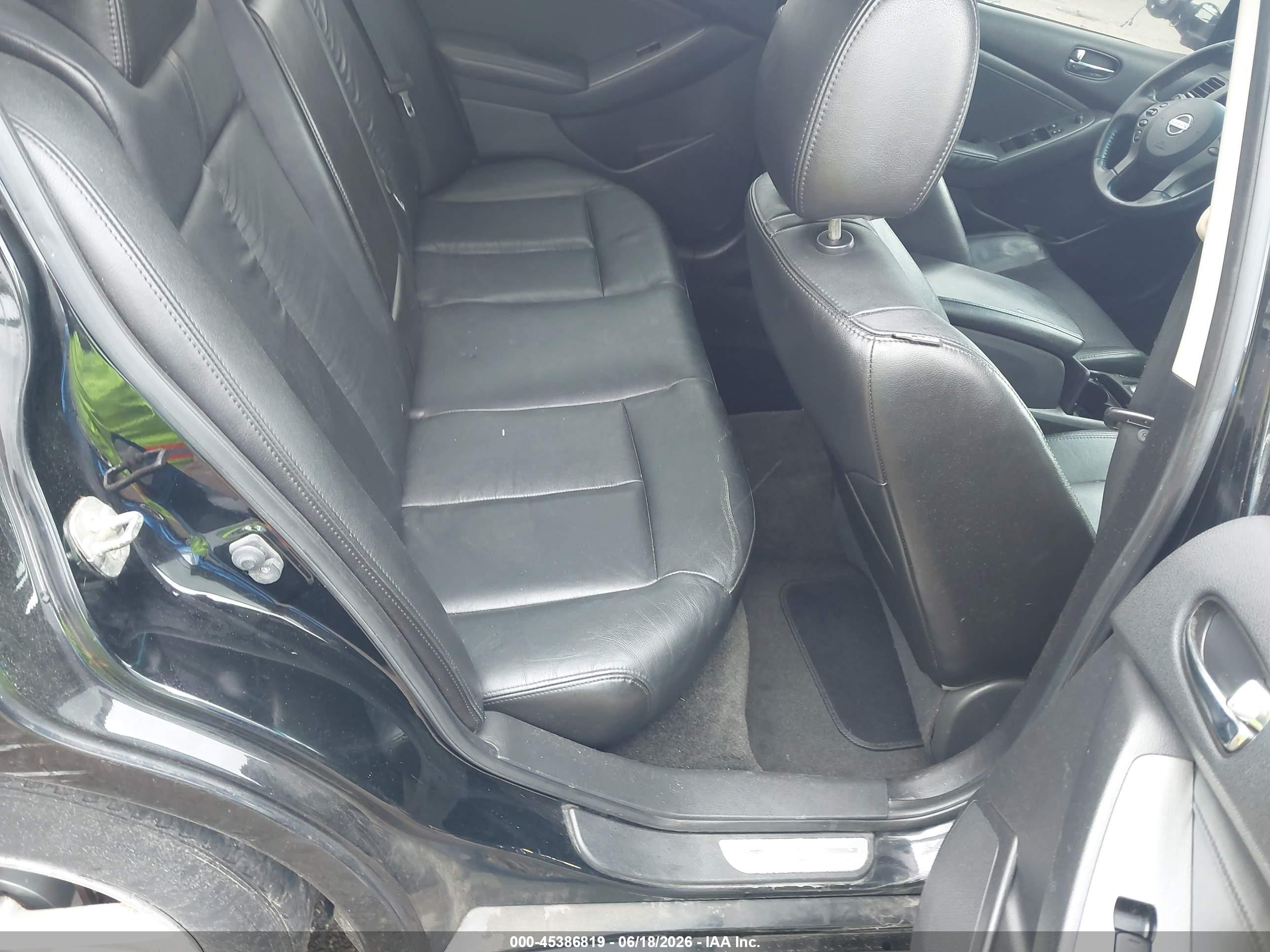 2011 Nissan Altima 3.5 Sr Черный vin: 1N4BL2AP5BC157750
