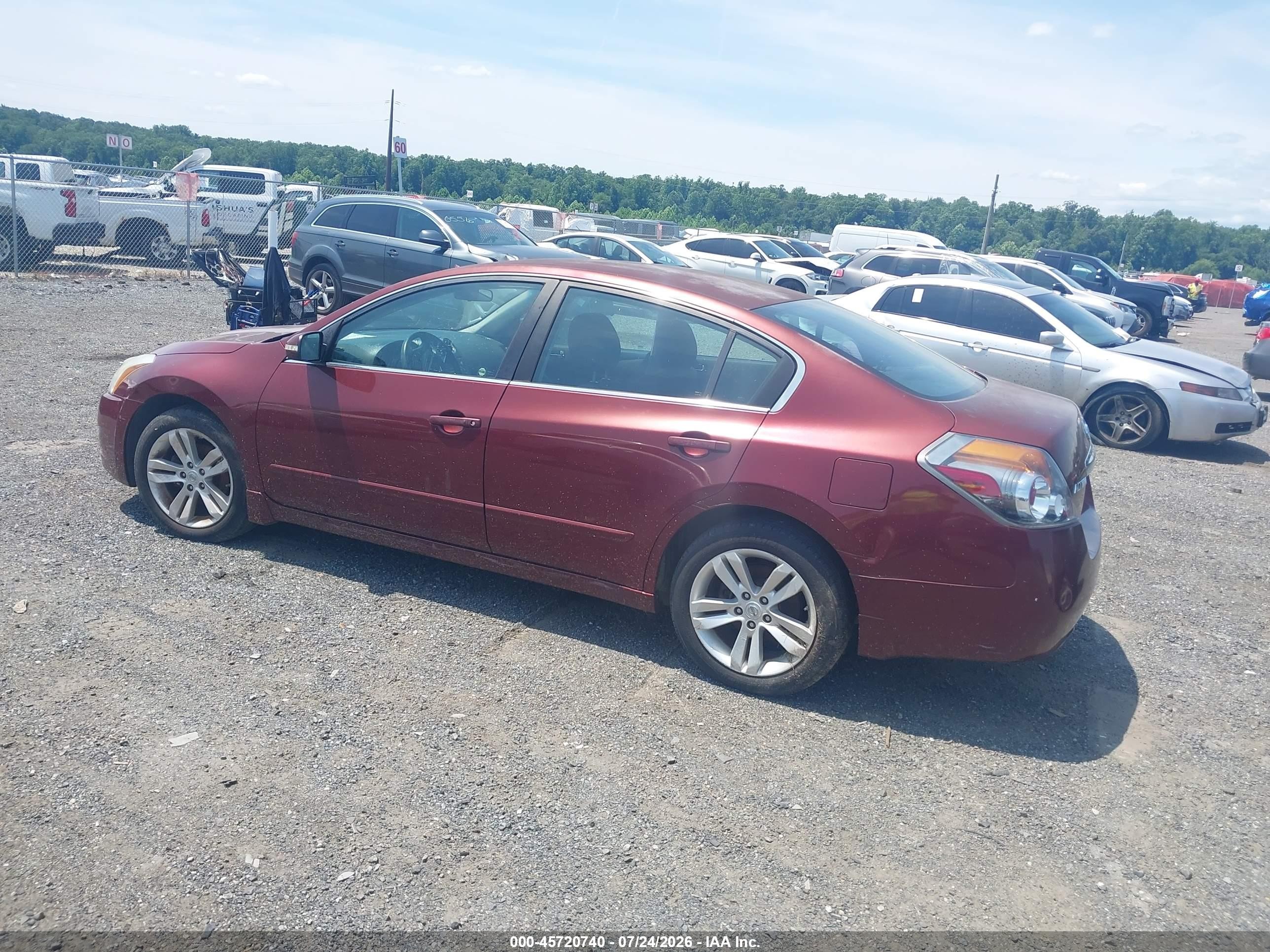 2011 Nissan Altima 3.5 Sr Burgundy vin: 1N4BL2AP5BC173074