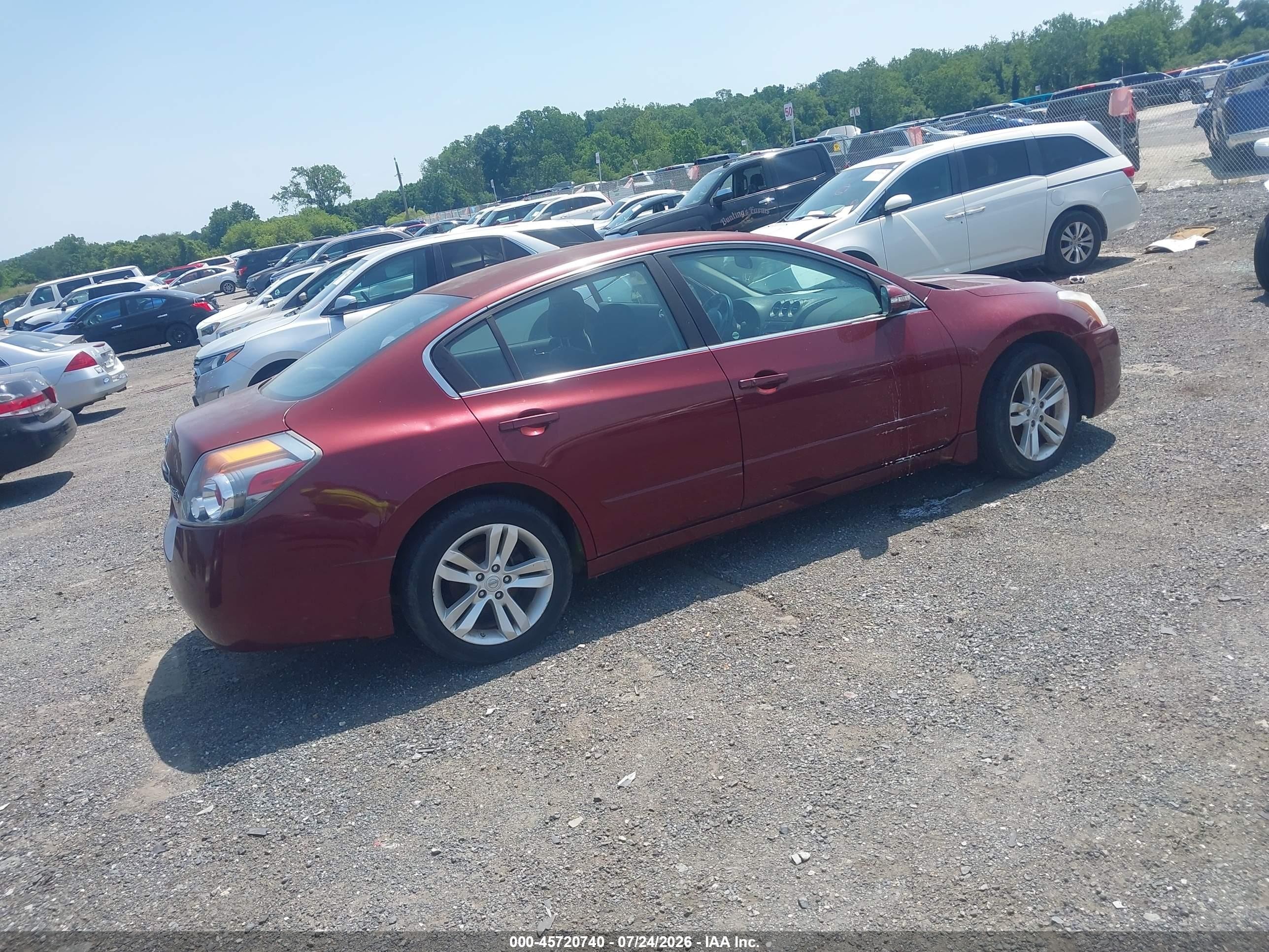 2011 Nissan Altima 3.5 Sr Burgundy vin: 1N4BL2AP5BC173074