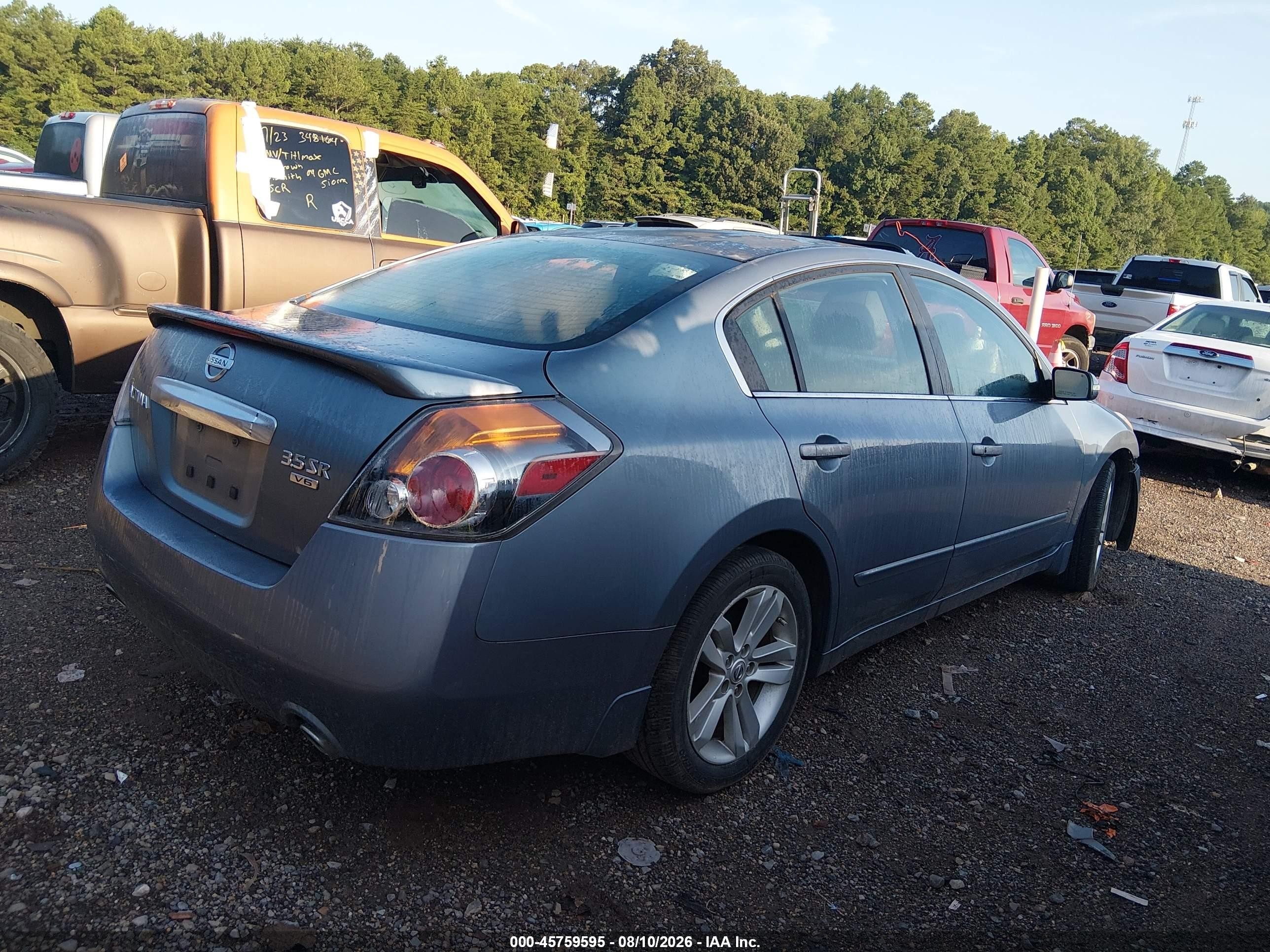 2011 Nissan Altima 3.5 Sr Blue vin: 1N4BL2AP5BN493631