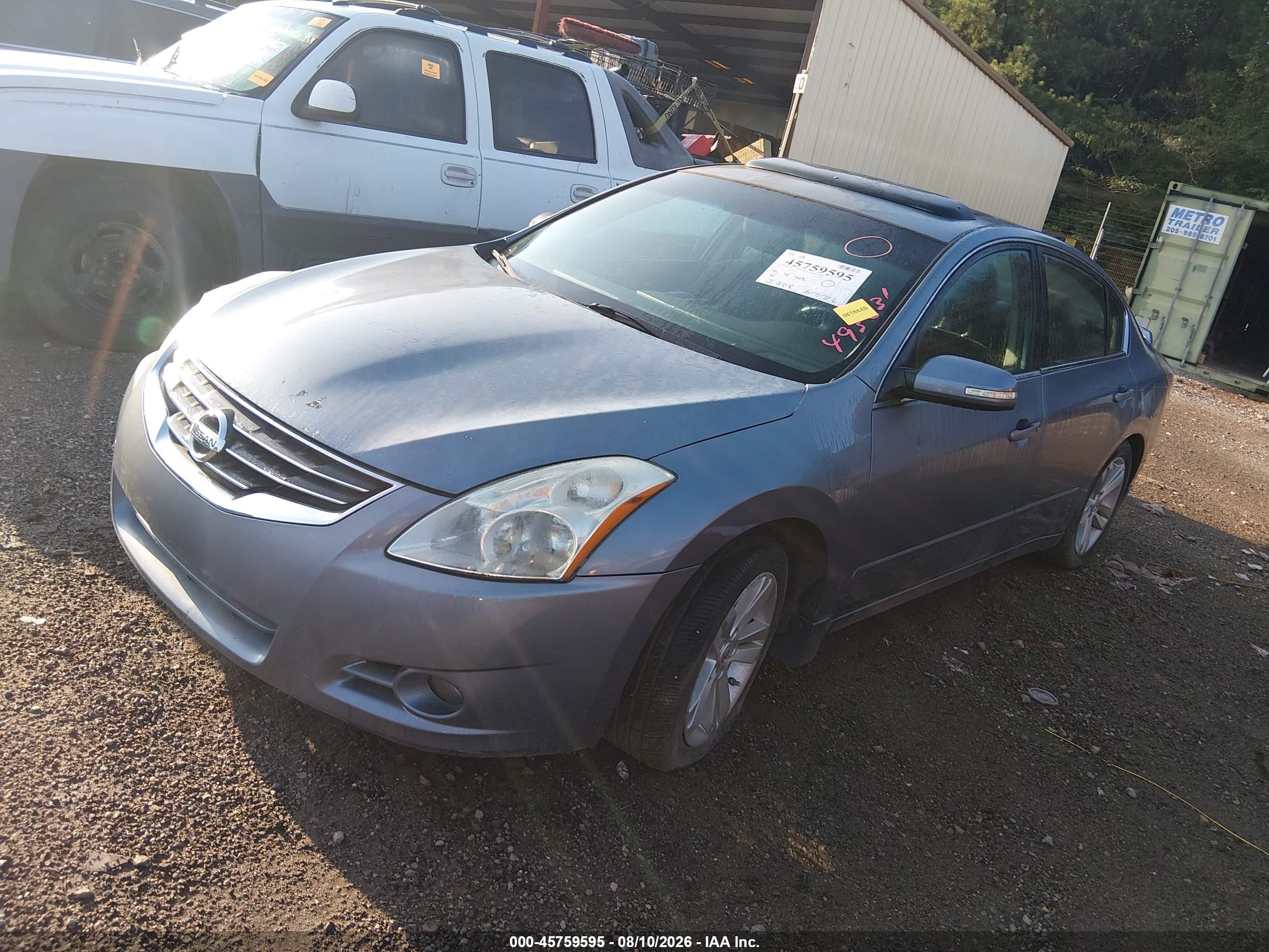 2011 Nissan Altima 3.5 Sr Blue vin: 1N4BL2AP5BN493631