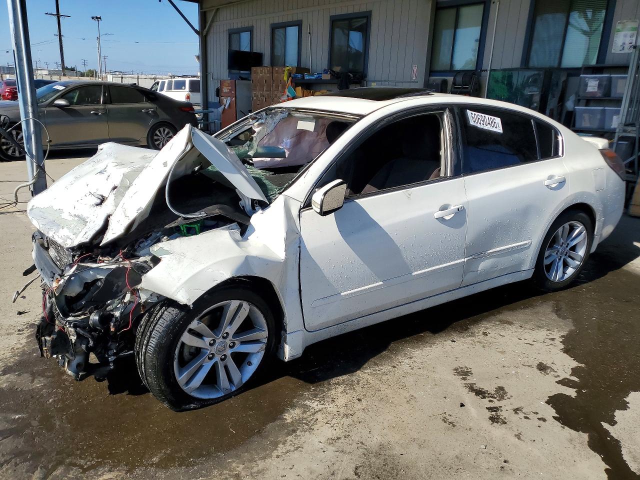 2012 Nissan Altima Sr Белый vin: 1N4BL2AP5CC159225