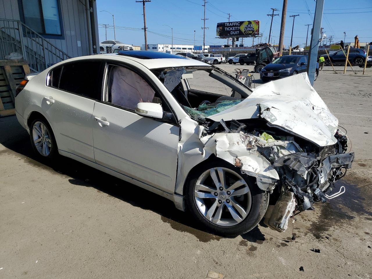 2012 Nissan Altima Sr White vin: 1N4BL2AP5CC159225