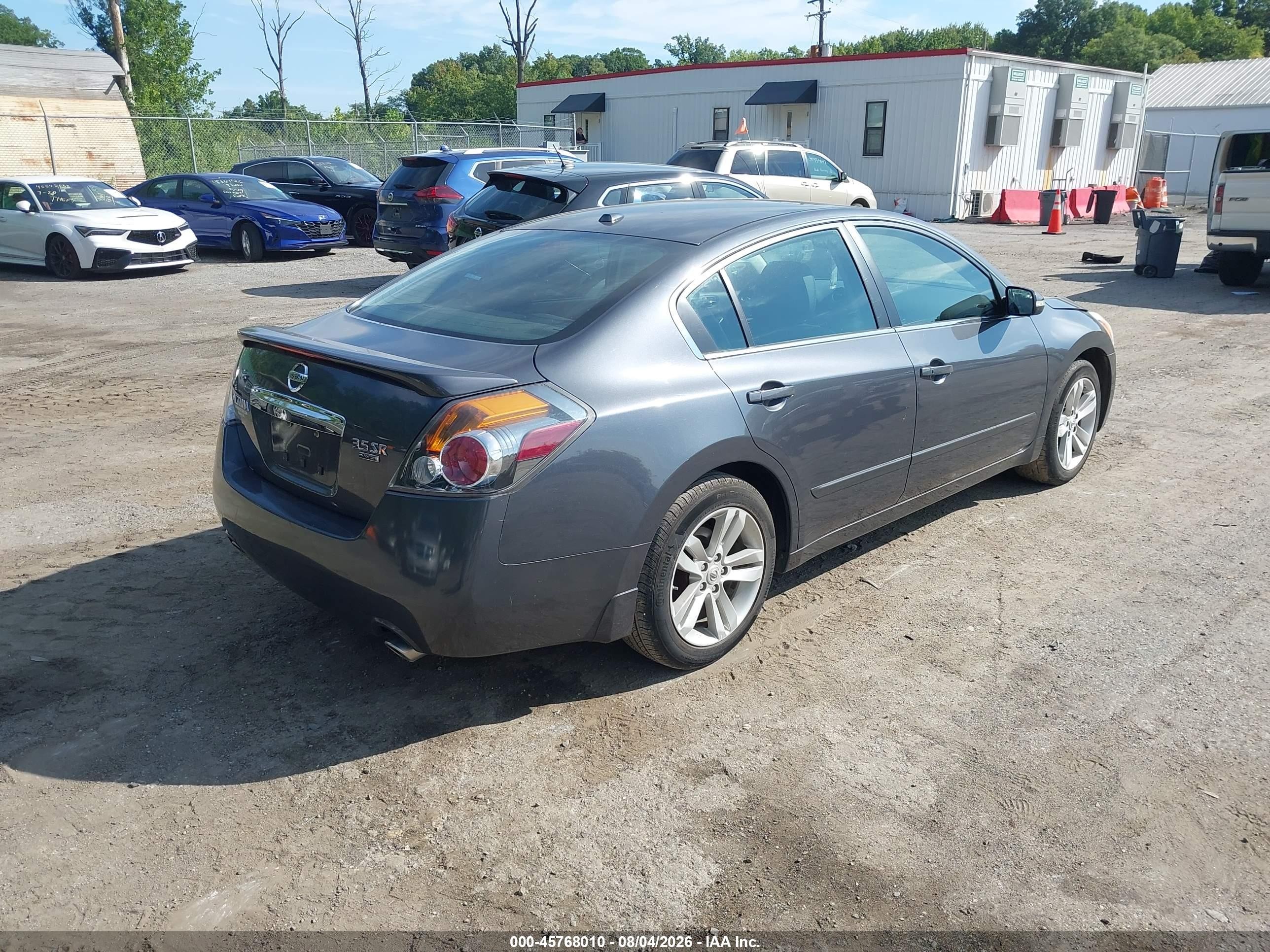 2012 Nissan Altima 3.5 Sr Gray vin: 1N4BL2AP5CC165557