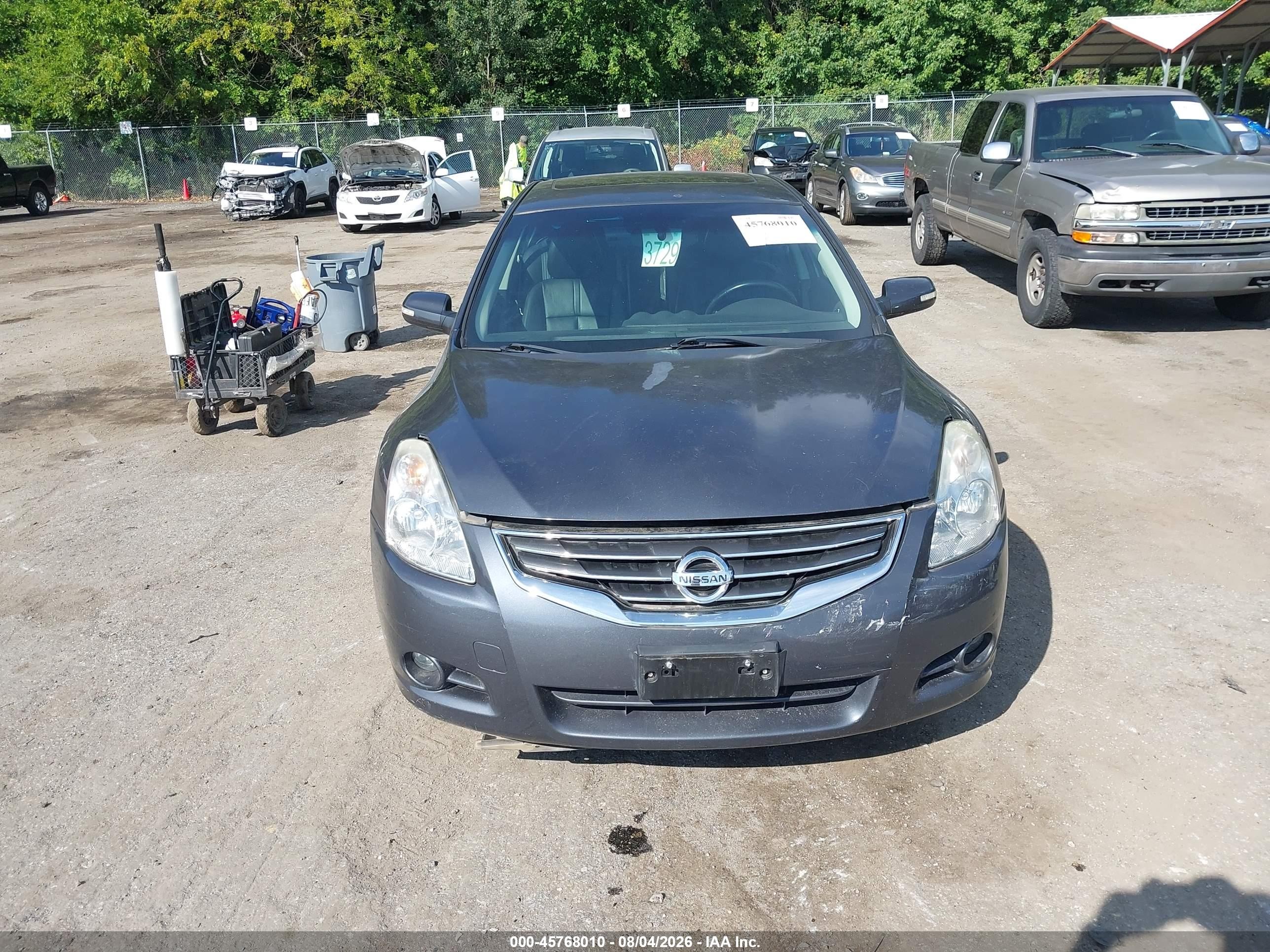 2012 Nissan Altima 3.5 Sr Gray vin: 1N4BL2AP5CC165557