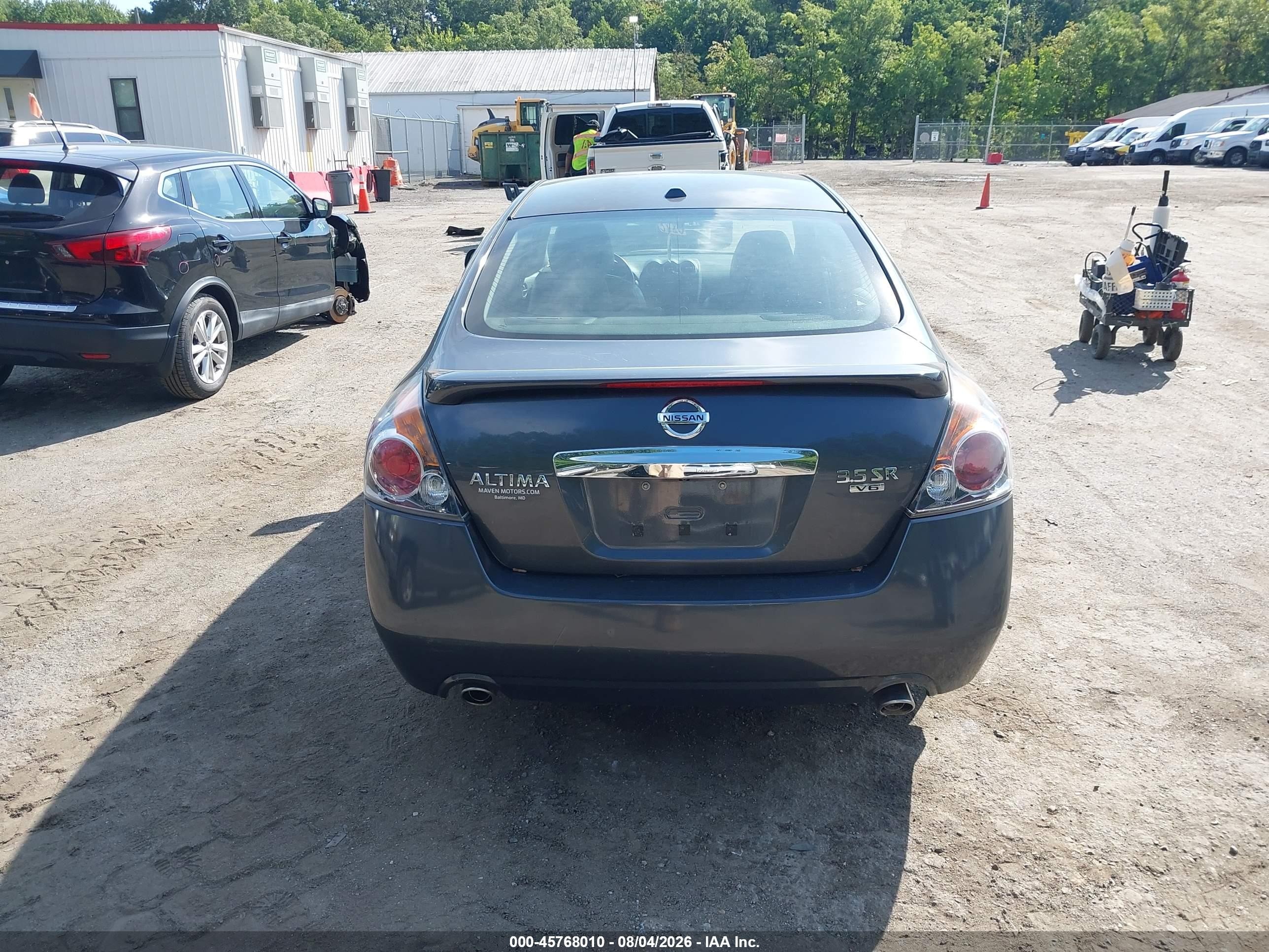 2012 Nissan Altima 3.5 Sr Gray vin: 1N4BL2AP5CC165557