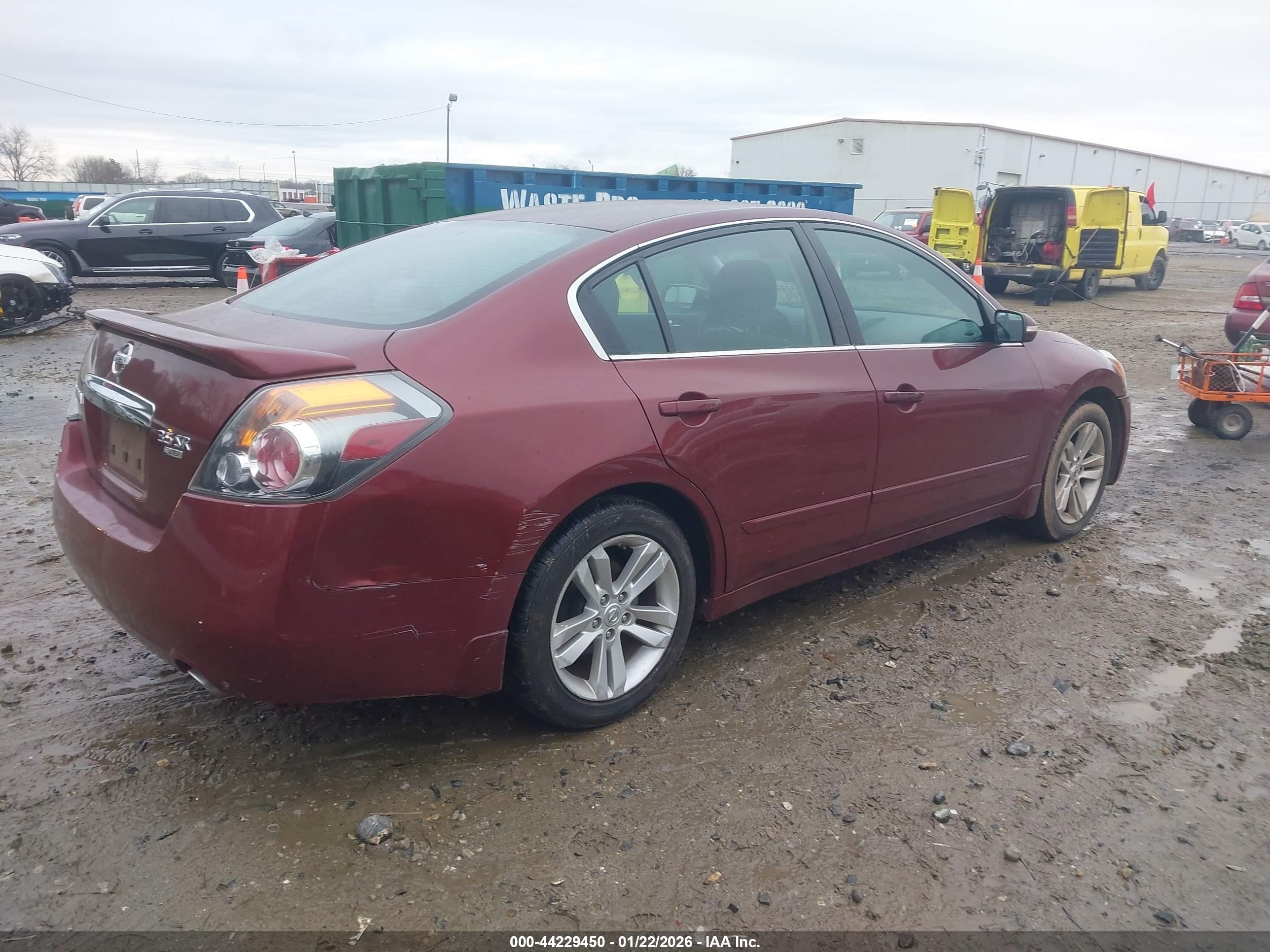2010 Nissan Altima 3.5 Sr Red vin: 1N4BL2AP6AN466498