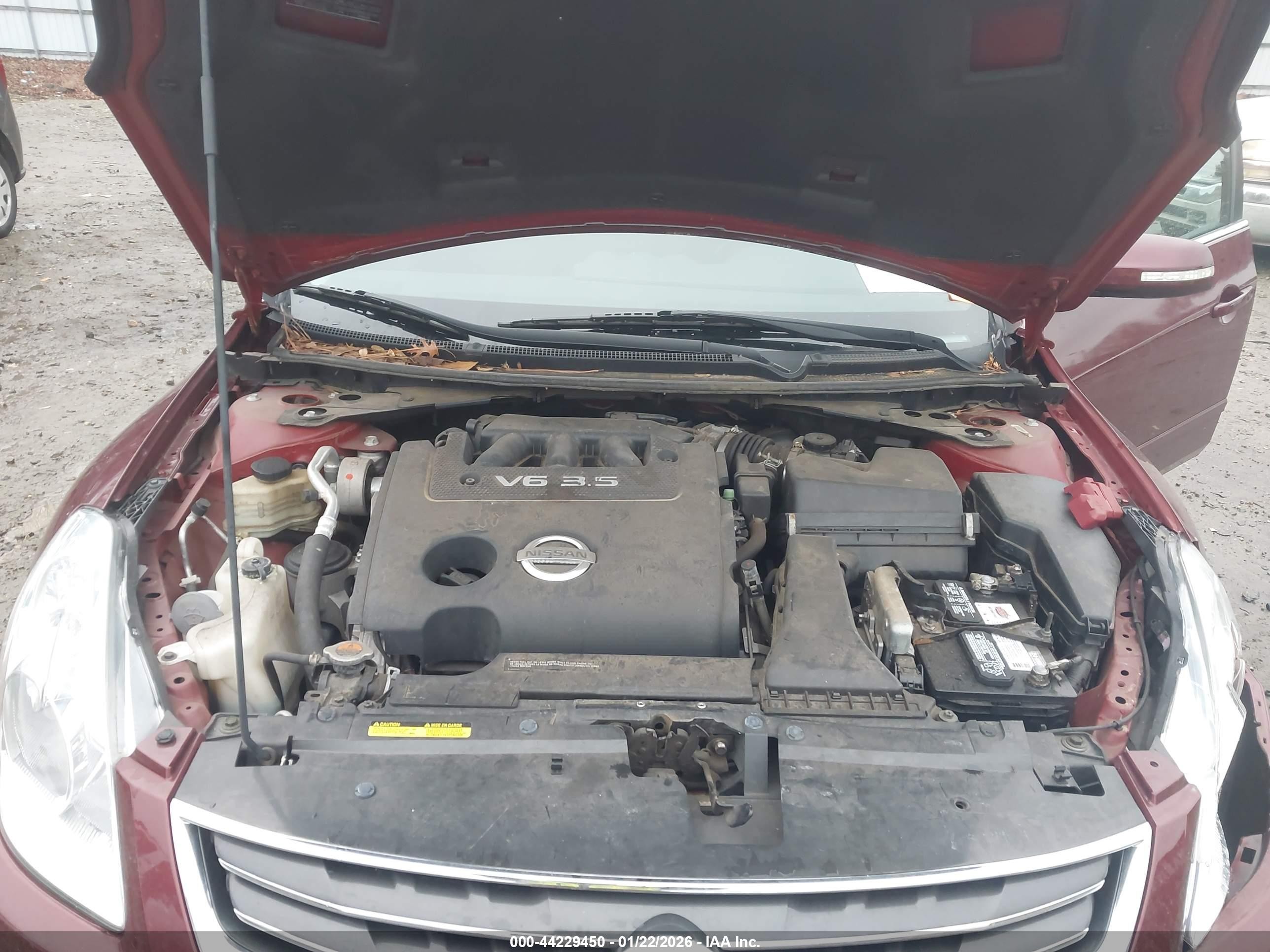 2010 Nissan Altima 3.5 Sr Red vin: 1N4BL2AP6AN466498