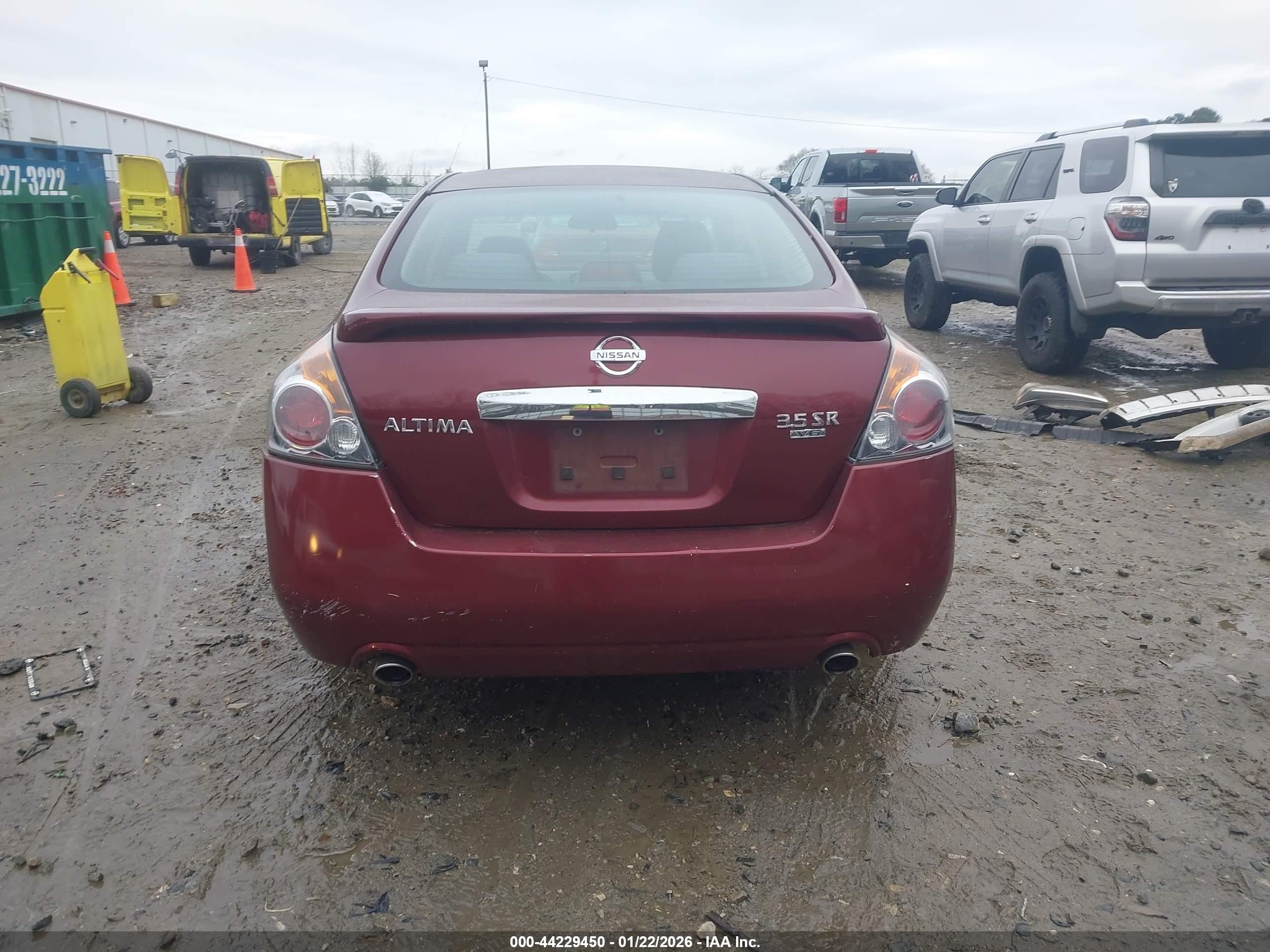 2010 Nissan Altima 3.5 Sr Red vin: 1N4BL2AP6AN466498