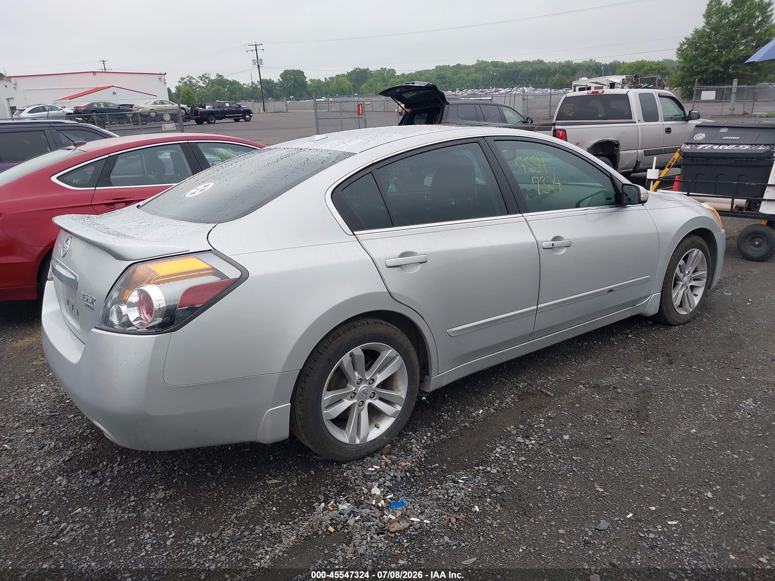 2011 Nissan Altima 3.5 Sr Silver vin: 1N4BL2AP6BN407842
