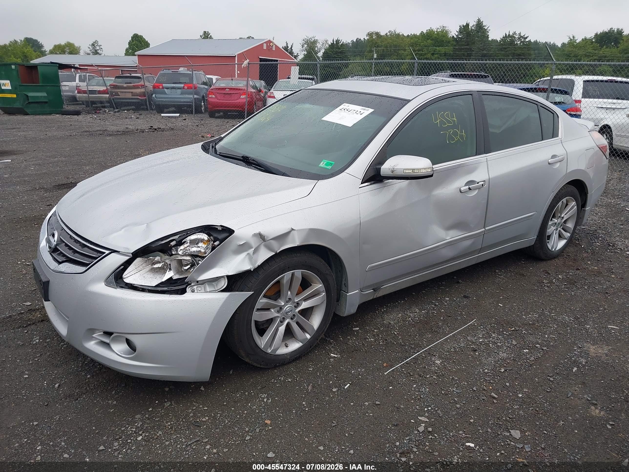 2011 Nissan Altima 3.5 Sr Silver vin: 1N4BL2AP6BN407842