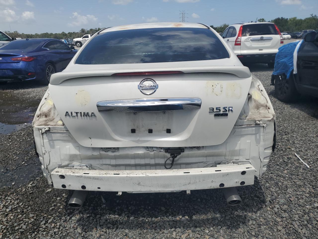 2011 Nissan Altima Sr White vin: 1N4BL2AP6BN435527