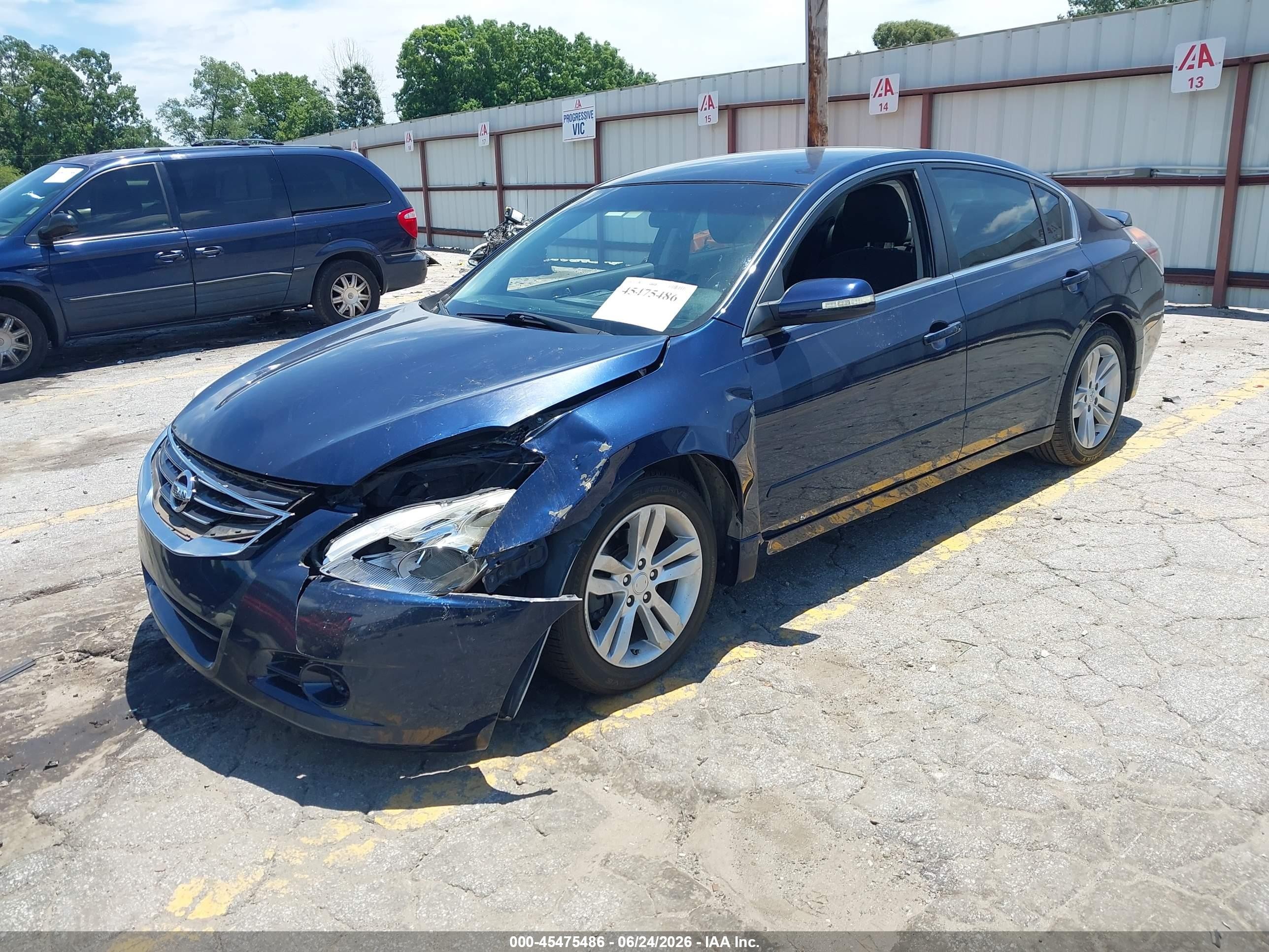 2012 Nissan Altima 3.5 Sr Blue vin: 1N4BL2AP6CC155653