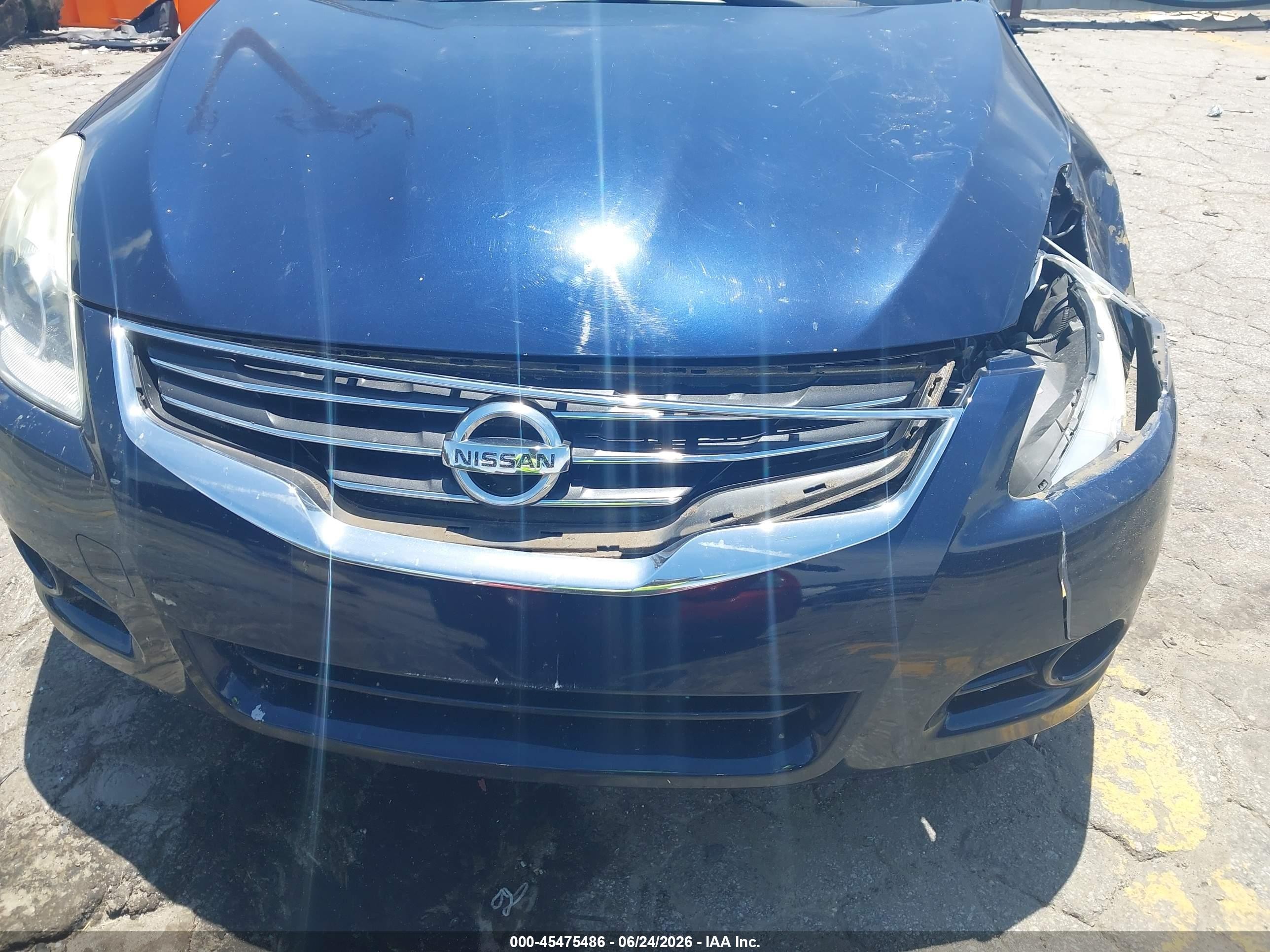 2012 Nissan Altima 3.5 Sr Blue vin: 1N4BL2AP6CC155653