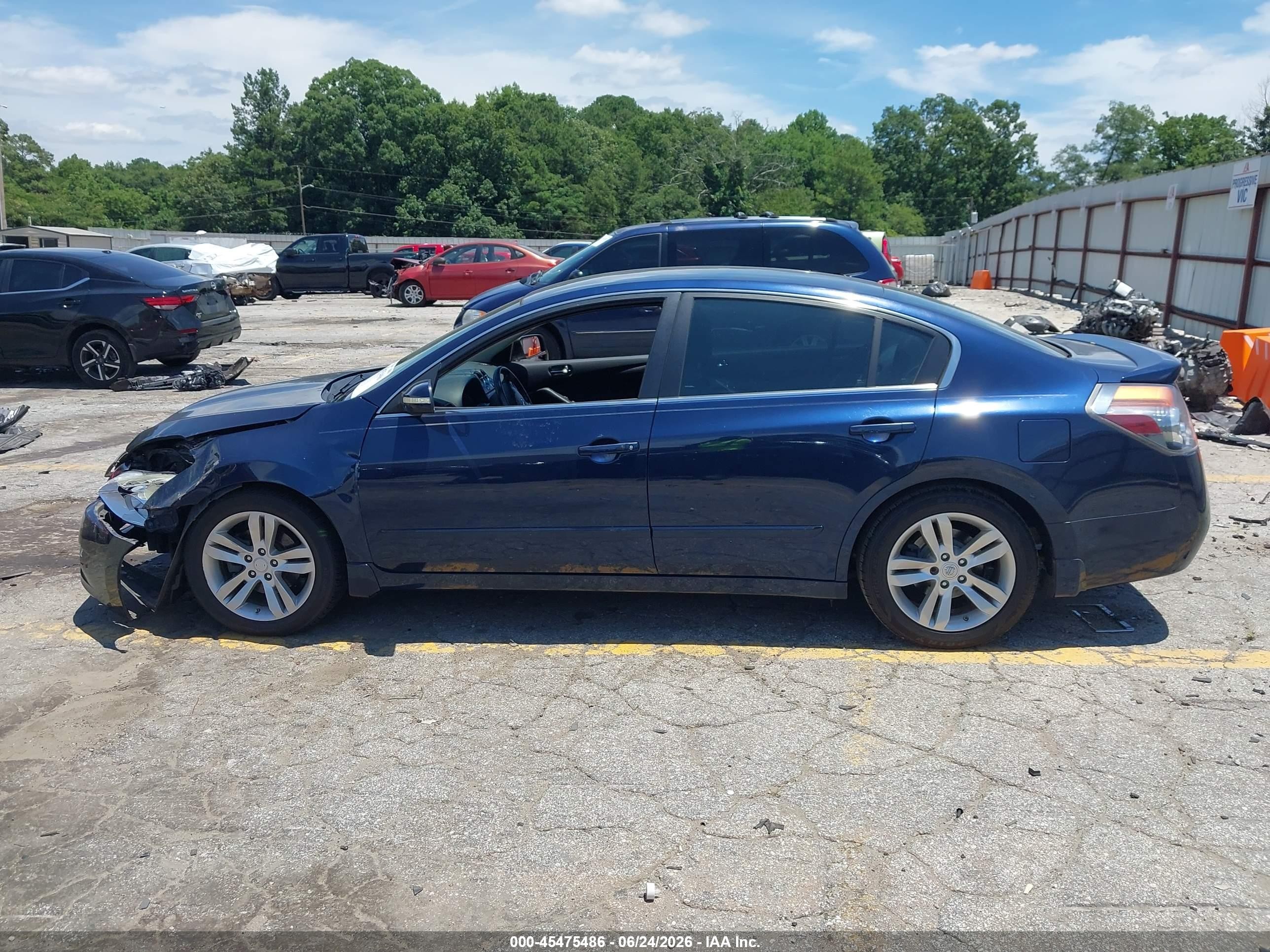2012 Nissan Altima 3.5 Sr Blue vin: 1N4BL2AP6CC155653