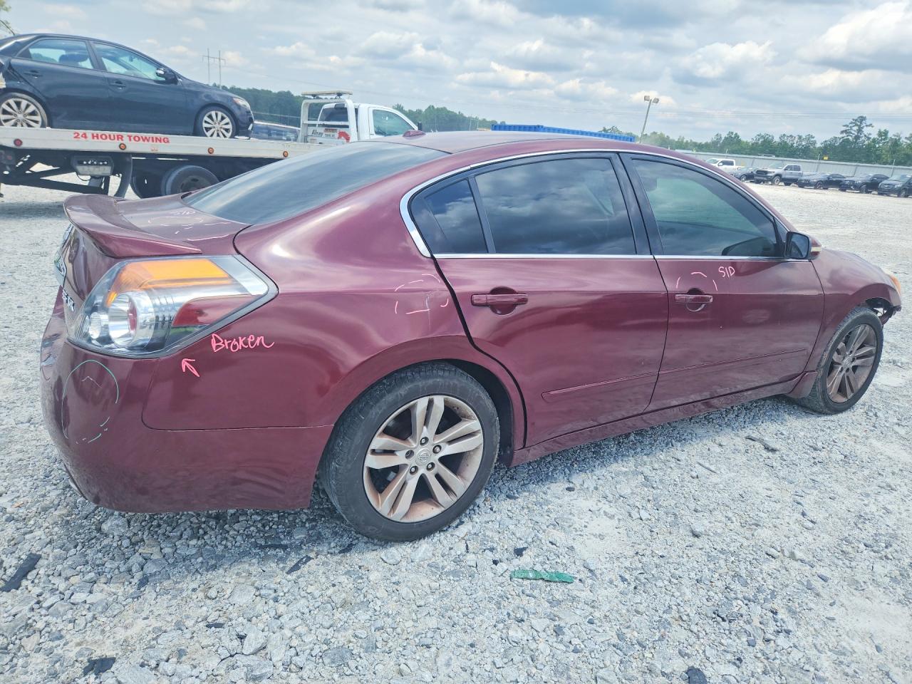 2012 Nissan Altima Sr Maroon vin: 1N4BL2AP6CC247913