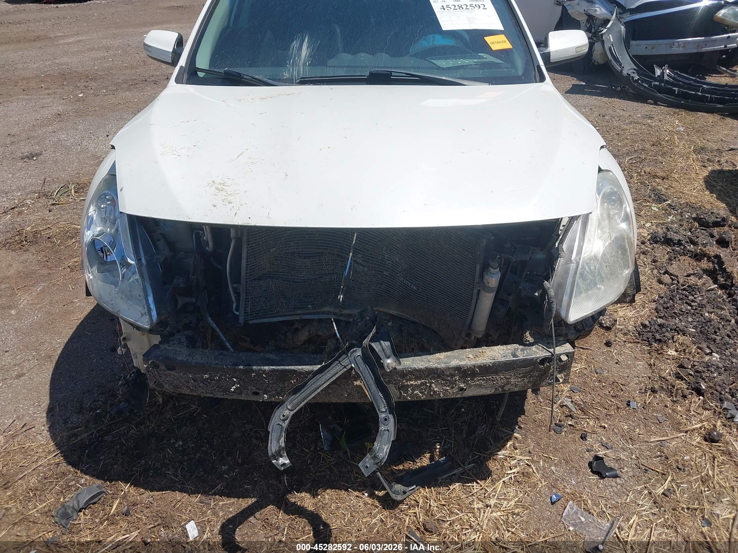 2010 Nissan Altima 3.5 Sr White vin: 1N4BL2AP7AN440525