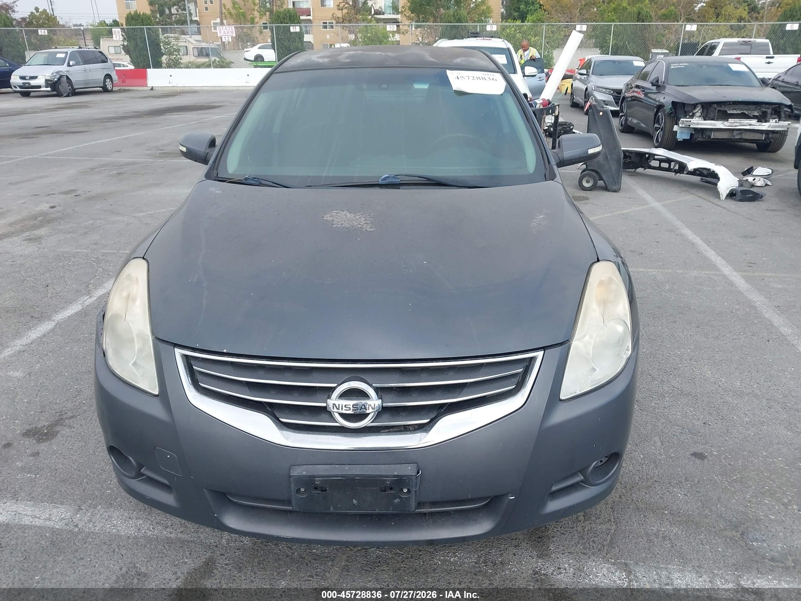 2011 Nissan Altima 3.5 Sr Серый vin: 1N4BL2AP7BN472229