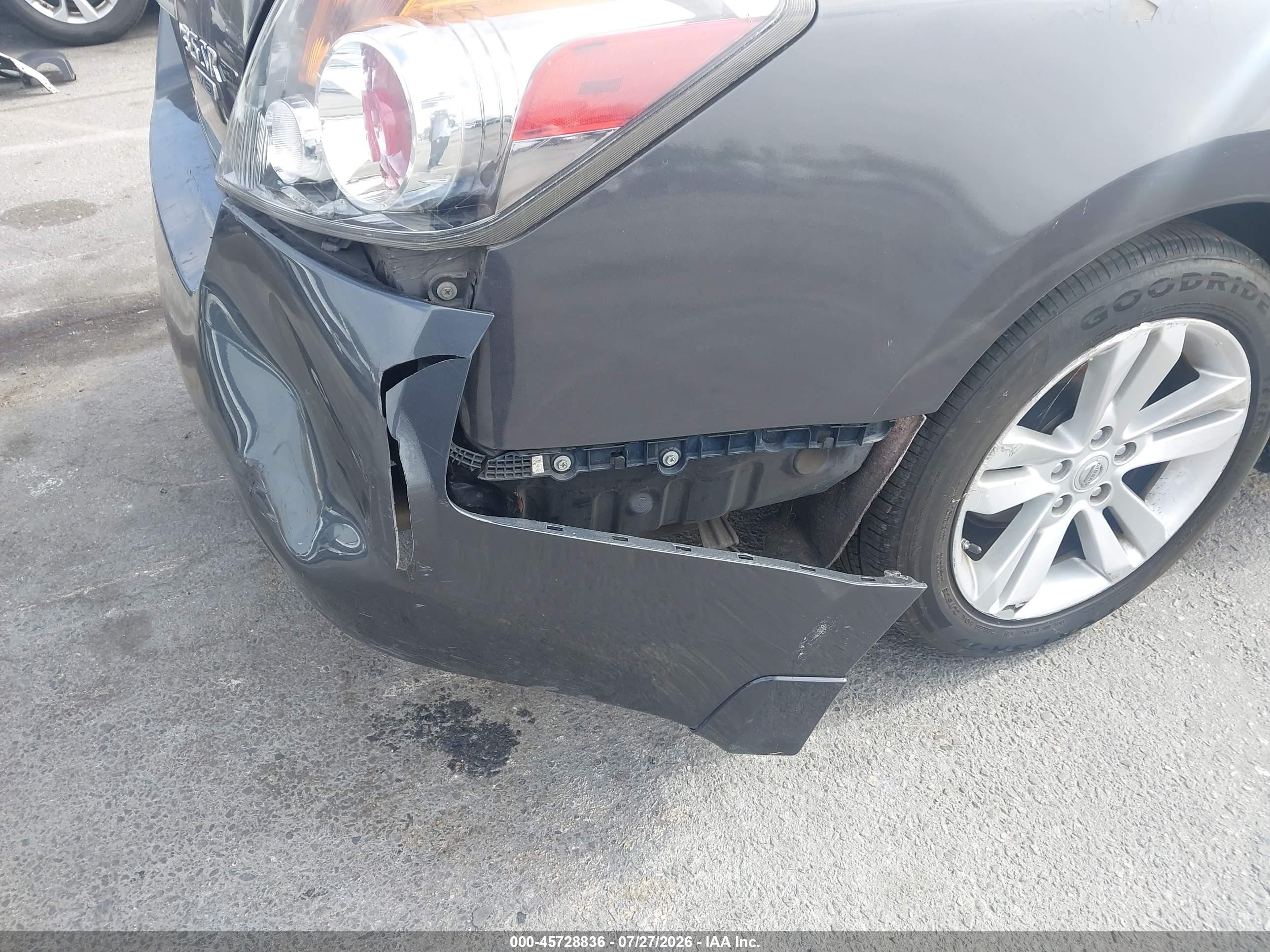 2011 Nissan Altima 3.5 Sr Серый vin: 1N4BL2AP7BN472229