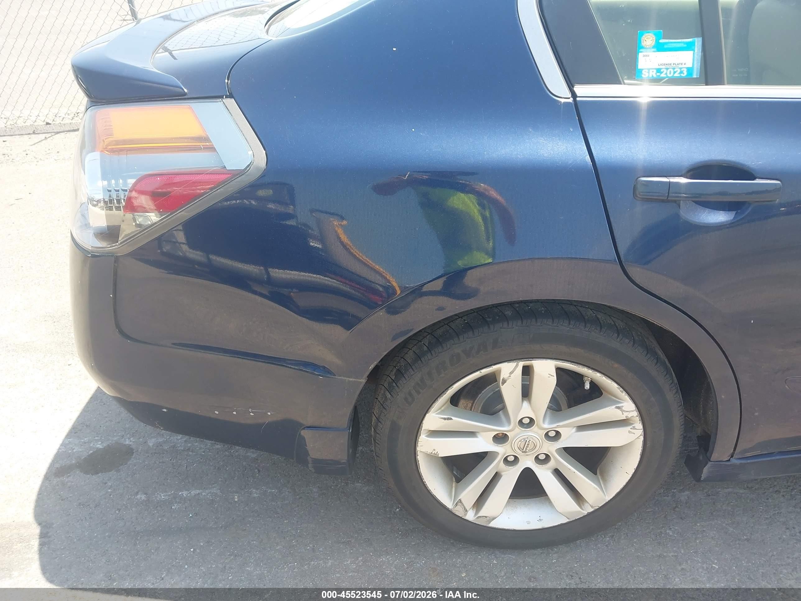 2012 Nissan Altima 3.5 Sr Blue vin: 1N4BL2AP7CN502928