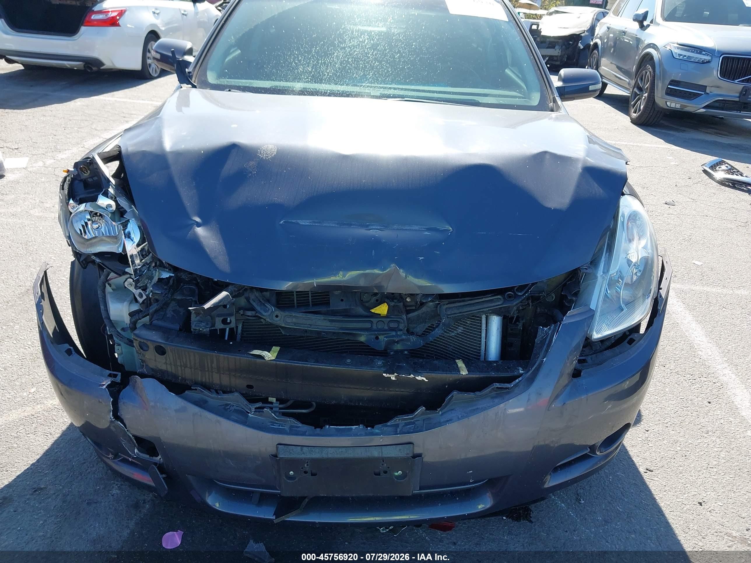 2012 Nissan Altima 3.5 Sr Gray vin: 1N4BL2AP7CN525027