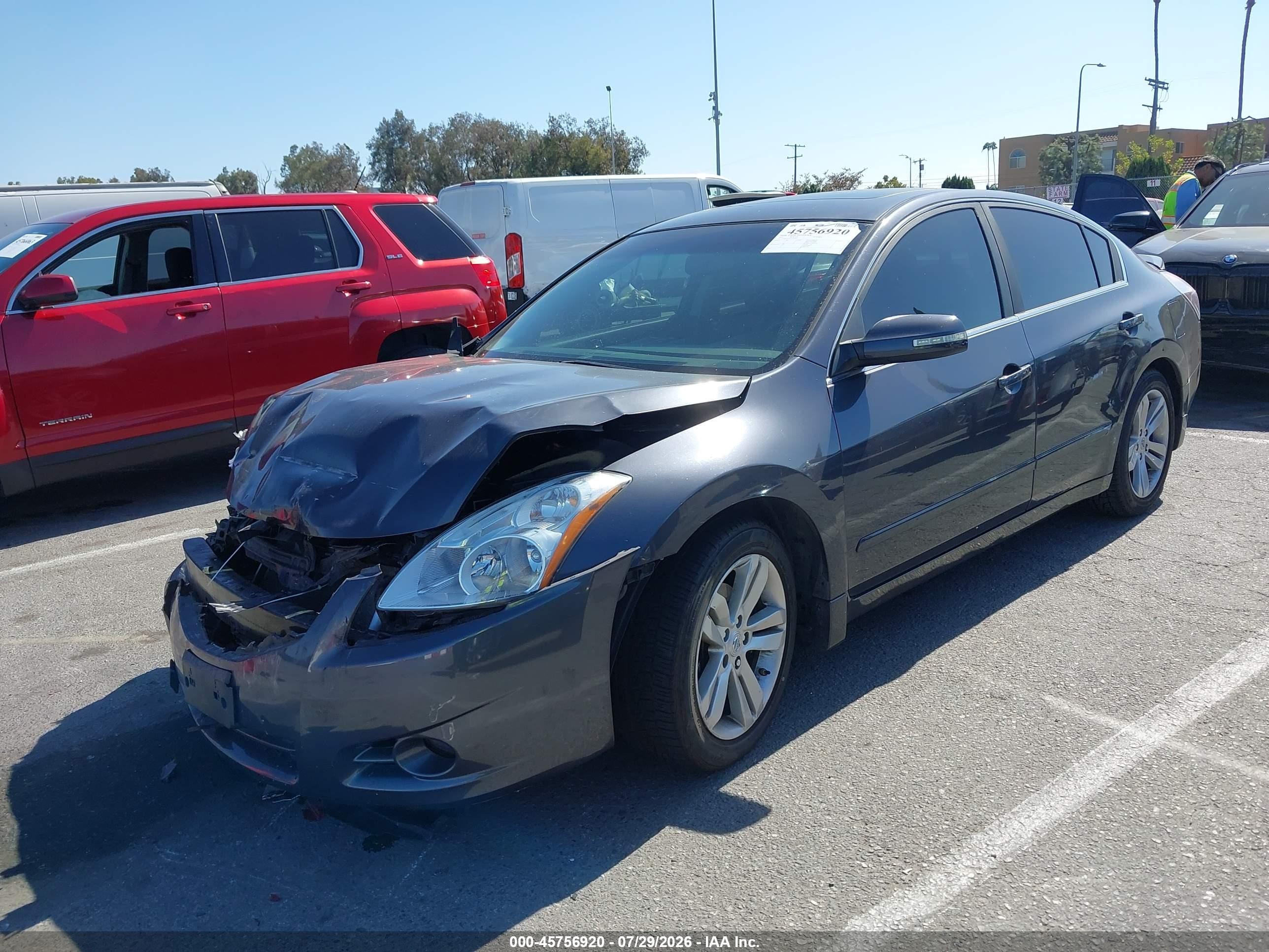 2012 Nissan Altima 3.5 Sr Gray vin: 1N4BL2AP7CN525027