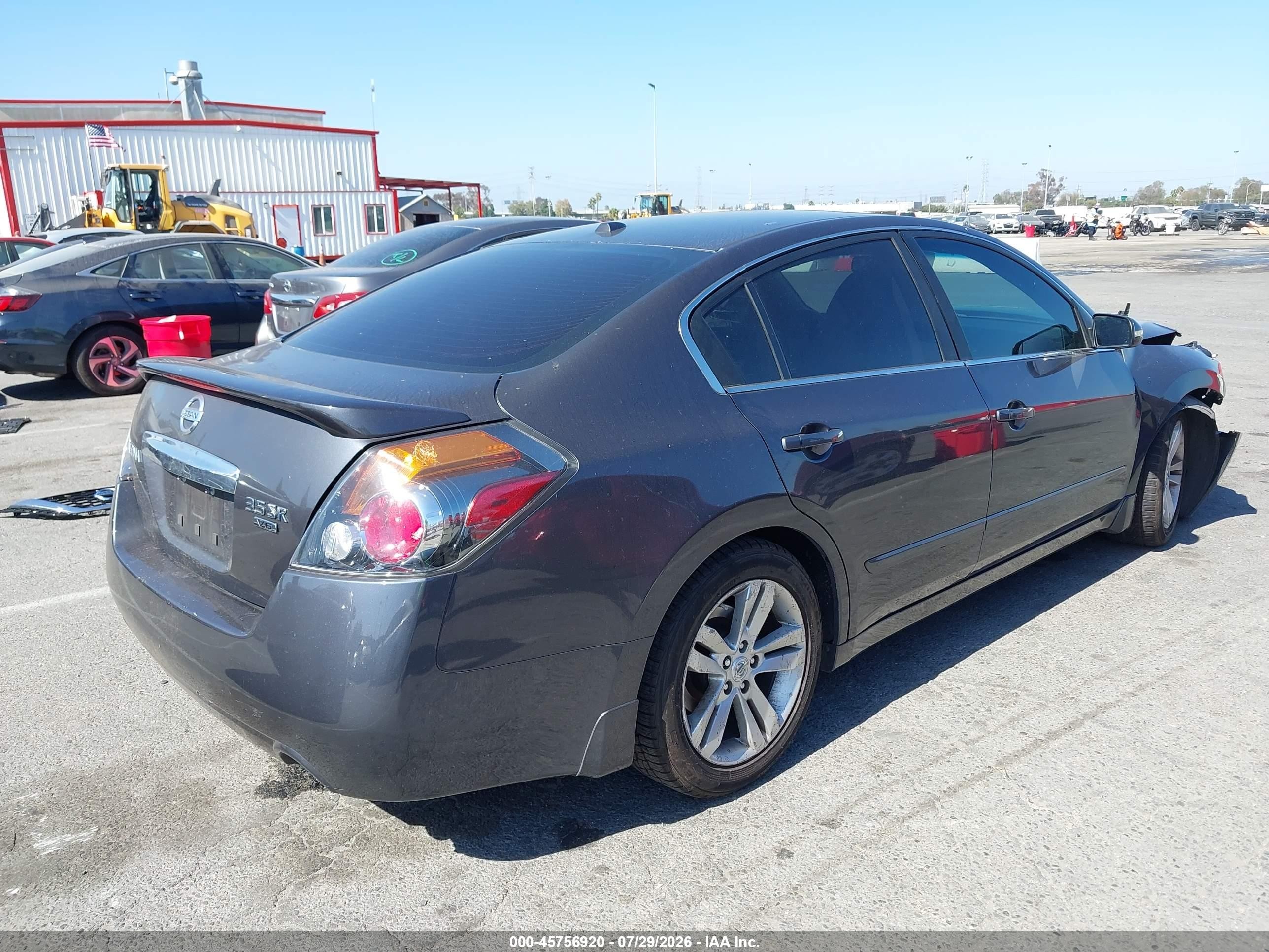 2012 Nissan Altima 3.5 Sr Gray vin: 1N4BL2AP7CN525027