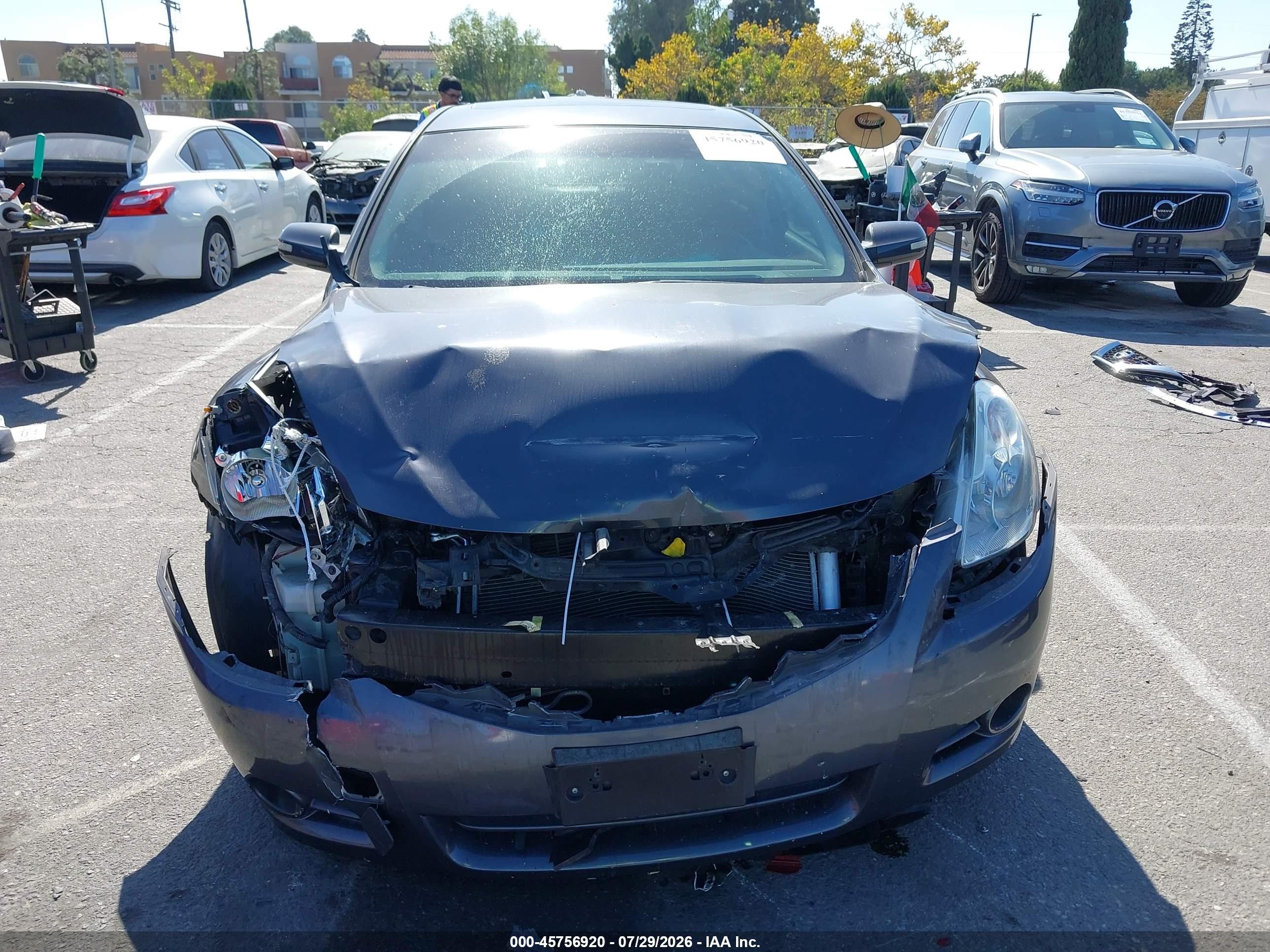 2012 Nissan Altima 3.5 Sr Gray vin: 1N4BL2AP7CN525027