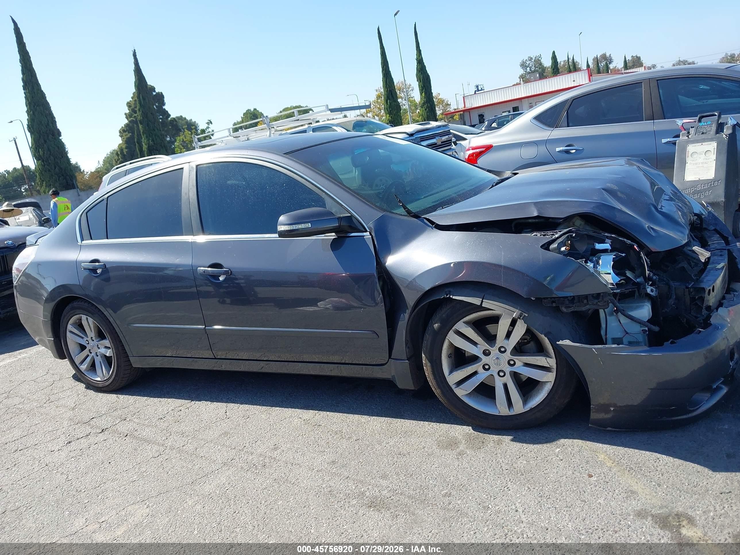2012 Nissan Altima 3.5 Sr Gray vin: 1N4BL2AP7CN525027