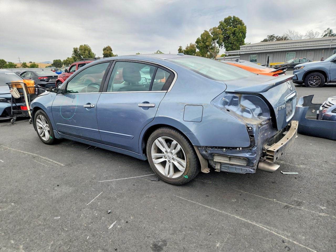 2011 Nissan Altima Sr Синий vin: 1N4BL2AP8BN450773