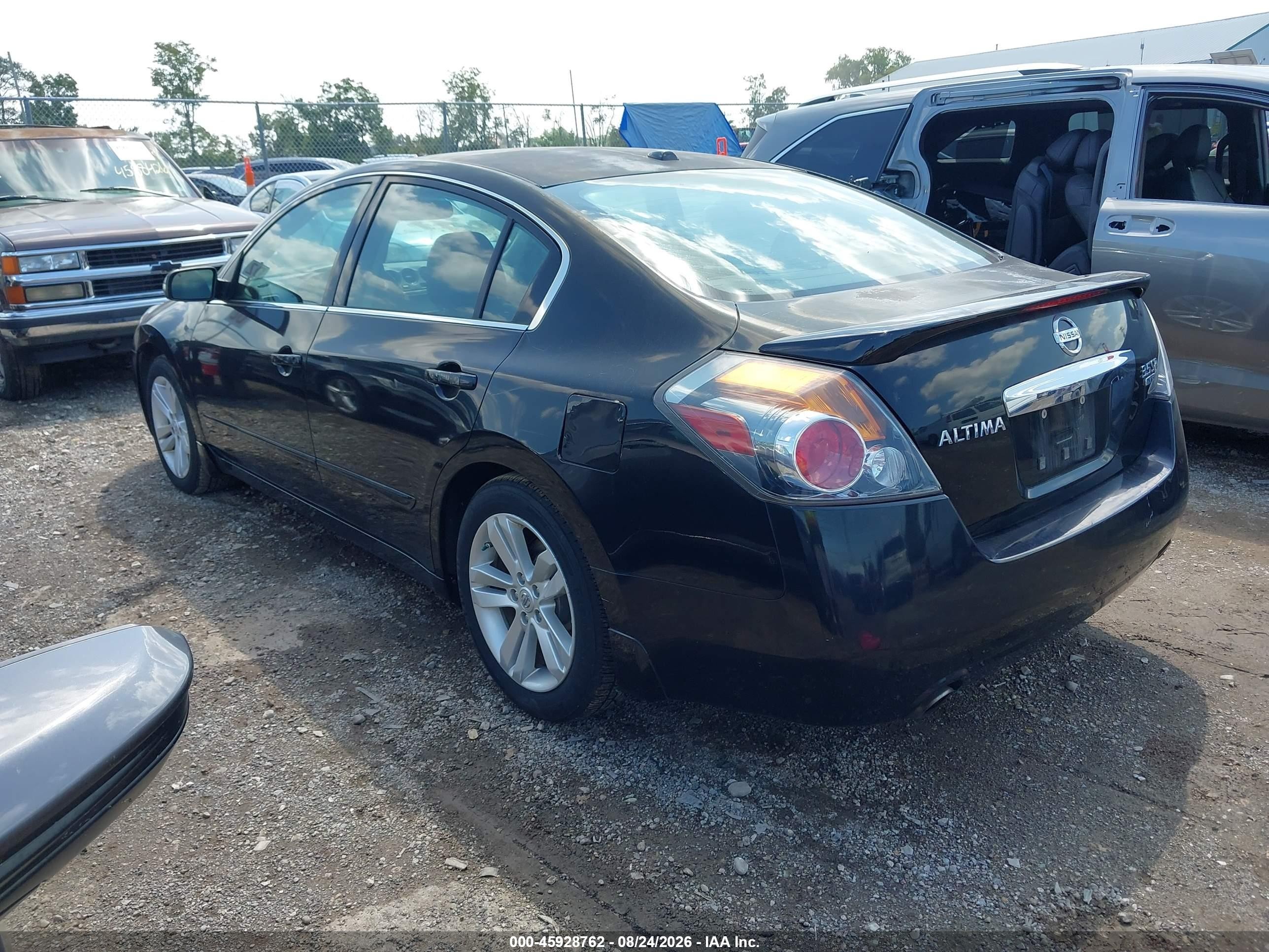 2012 Nissan Altima 3.5 Sr Black vin: 1N4BL2AP8CC100086