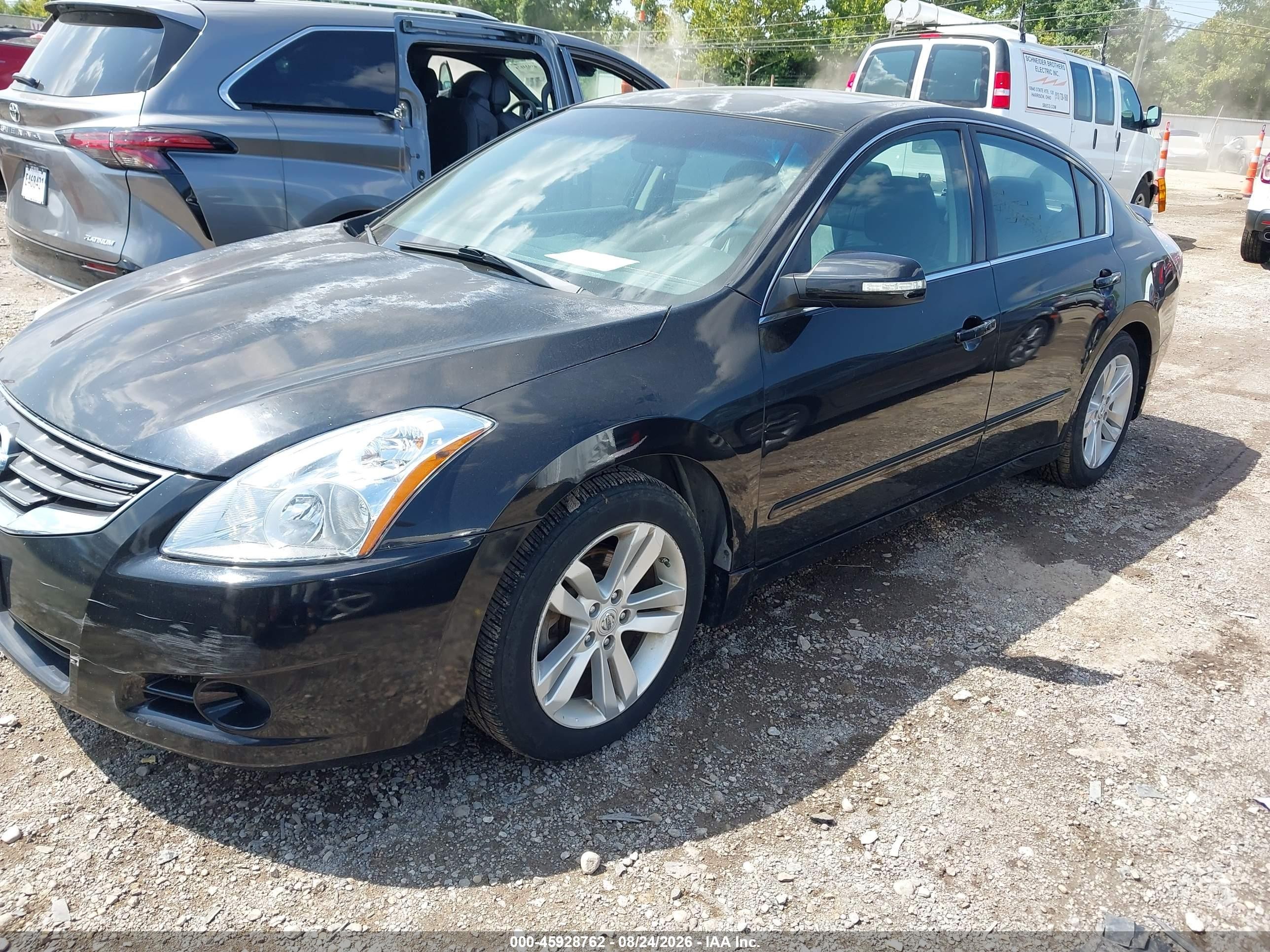 2012 Nissan Altima 3.5 Sr Black vin: 1N4BL2AP8CC100086