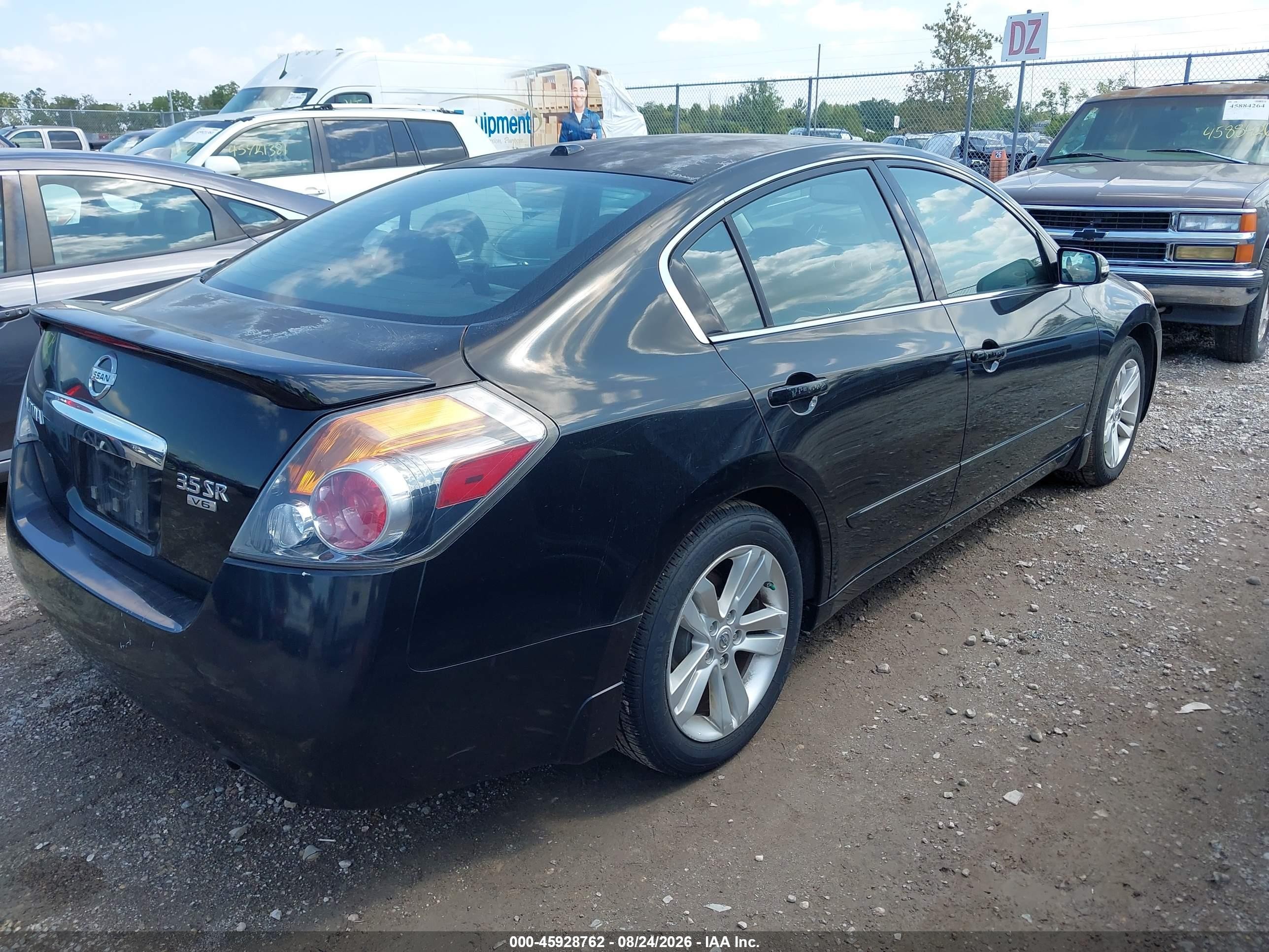2012 Nissan Altima 3.5 Sr Black vin: 1N4BL2AP8CC100086