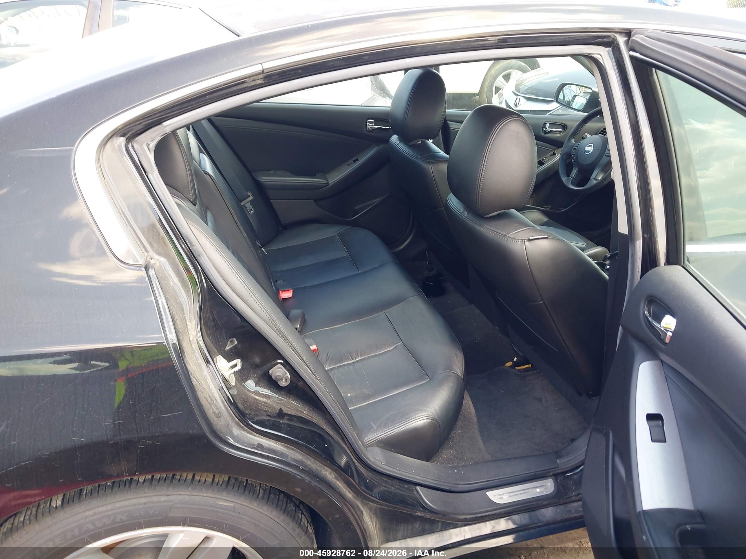 2012 Nissan Altima 3.5 Sr Black vin: 1N4BL2AP8CC100086