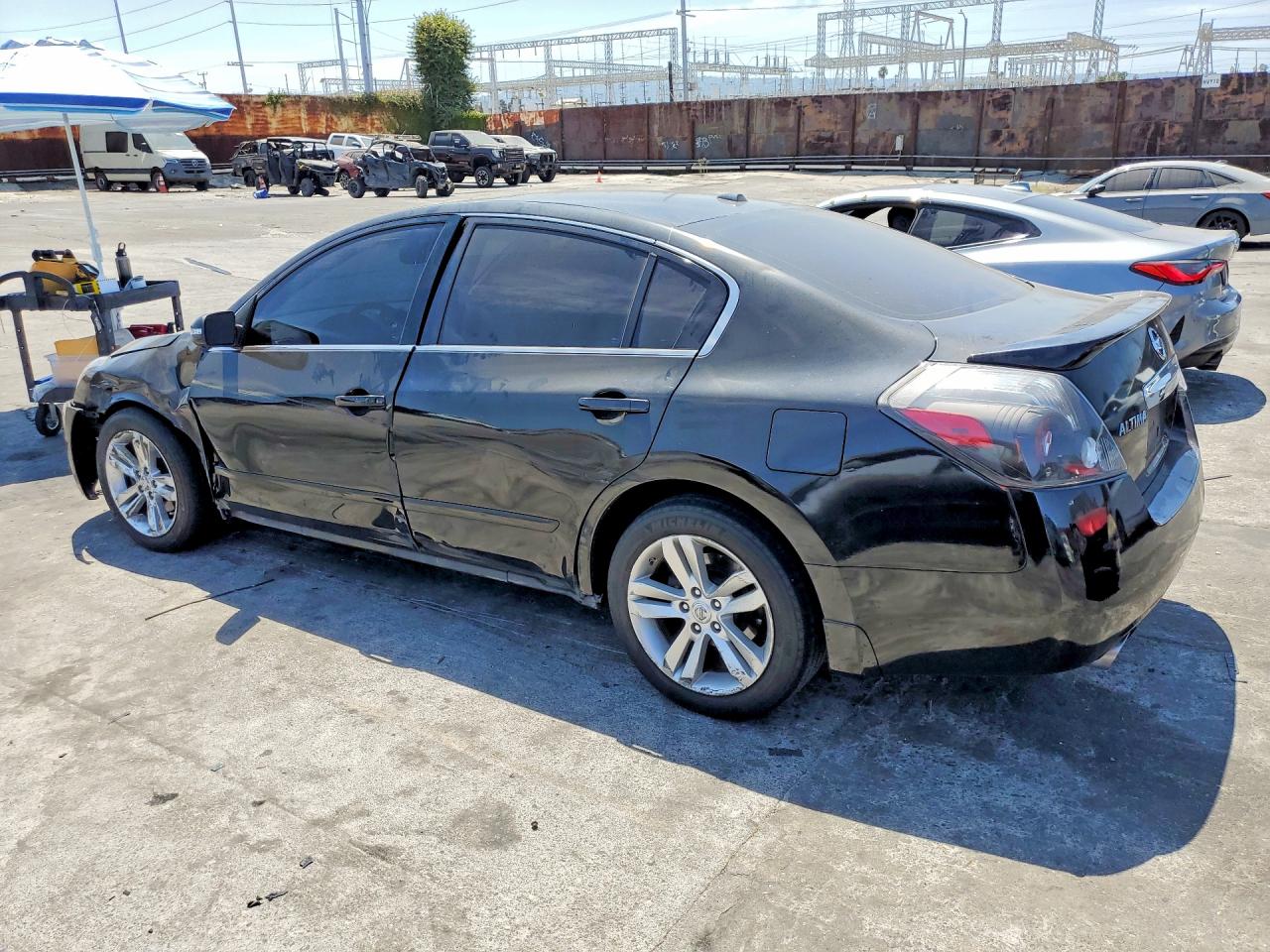 2012 Nissan Altima Sr Черный vin: 1N4BL2AP8CC134173
