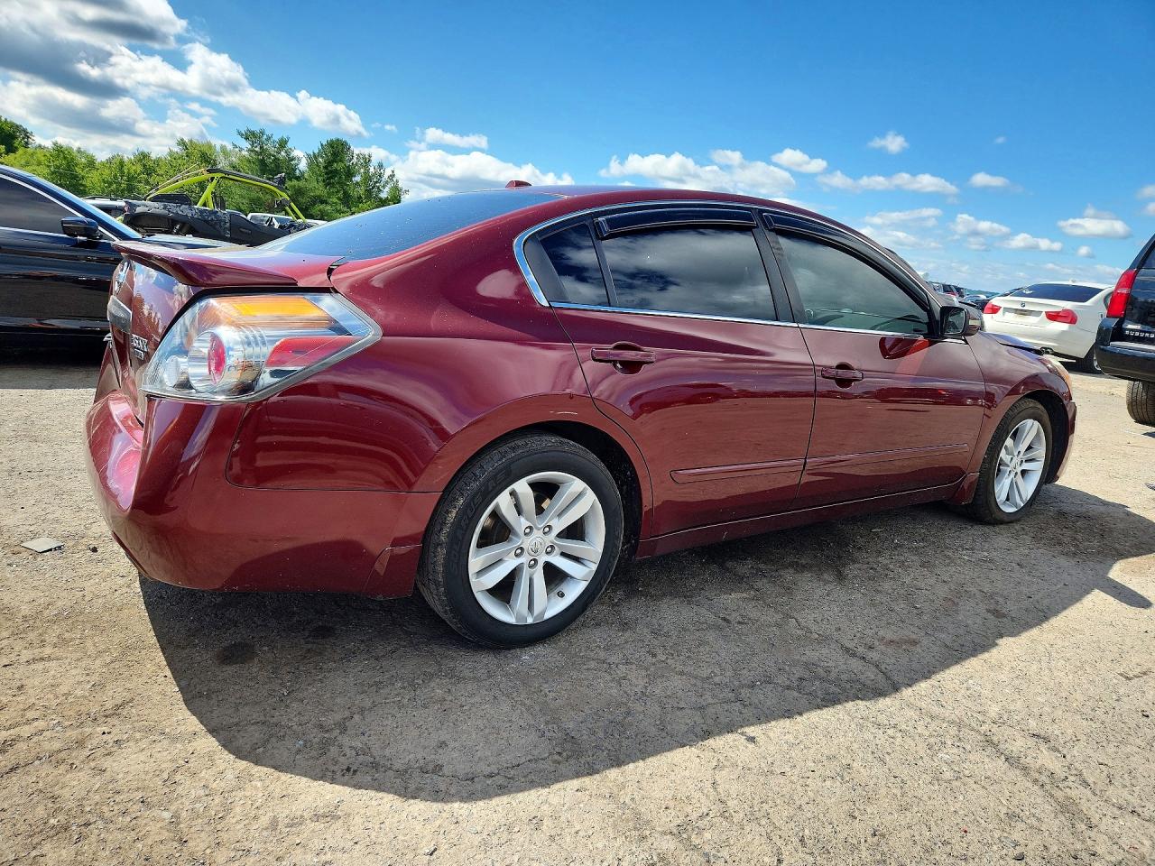 2012 Nissan Altima Sr Темно-бордовый vin: 1N4BL2AP8CC227677
