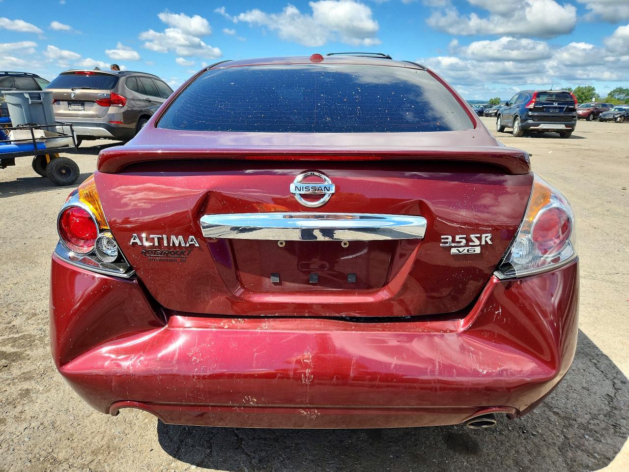 2012 Nissan Altima Sr Темно-бордовый vin: 1N4BL2AP8CC227677