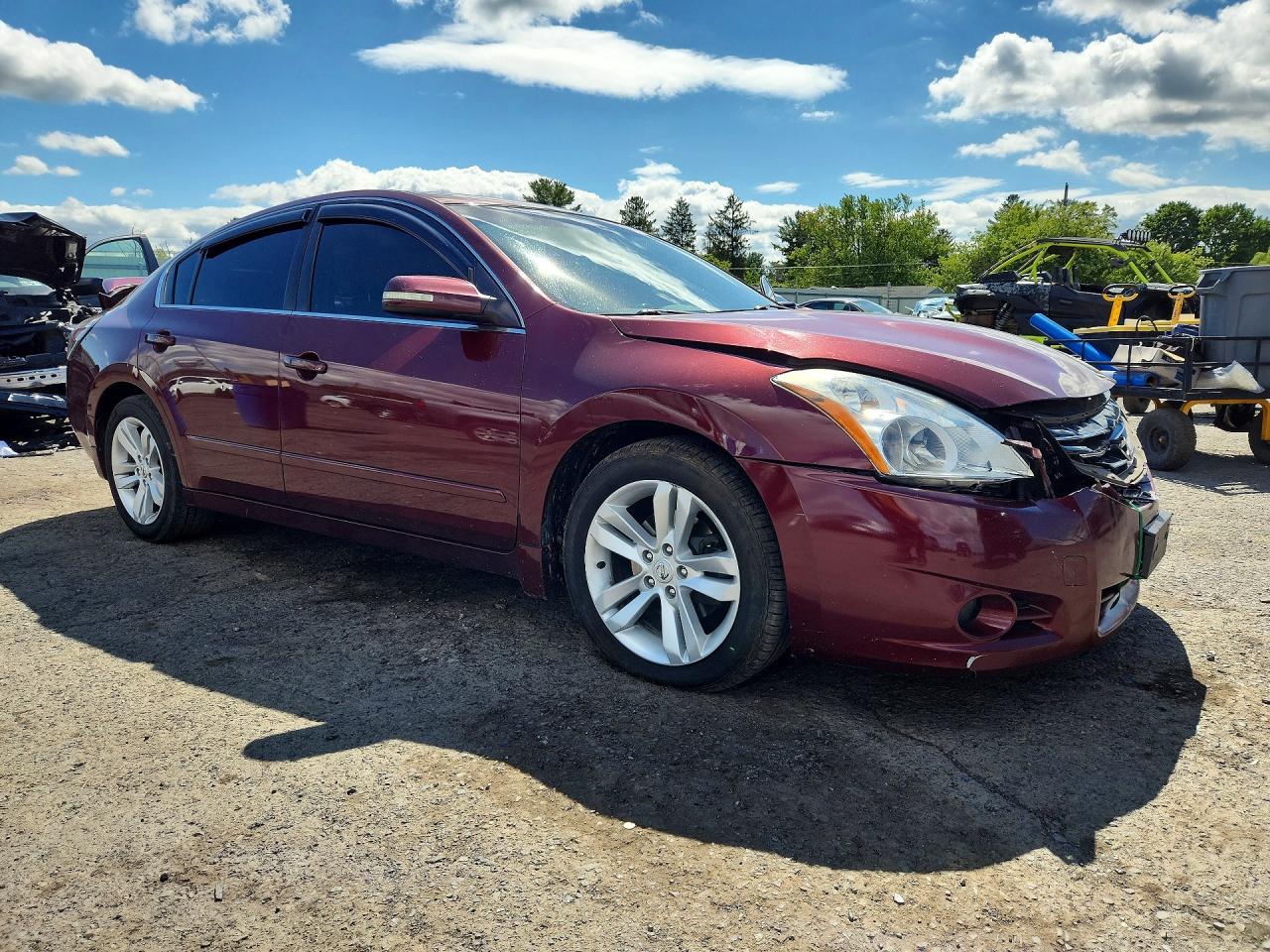 2012 Nissan Altima Sr Темно-бордовый vin: 1N4BL2AP8CC227677
