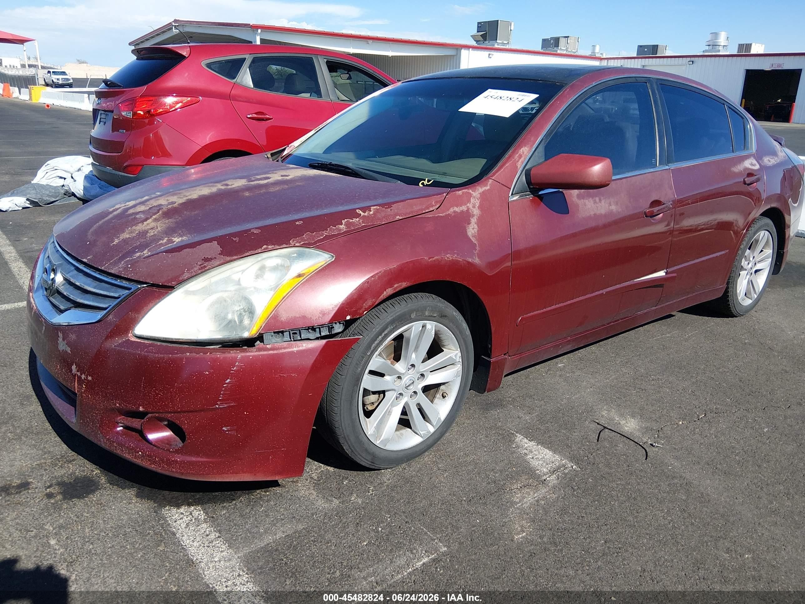 2011 Nissan Altima 3.5 Sr Burgundy vin: 1N4BL2AP9BN434629