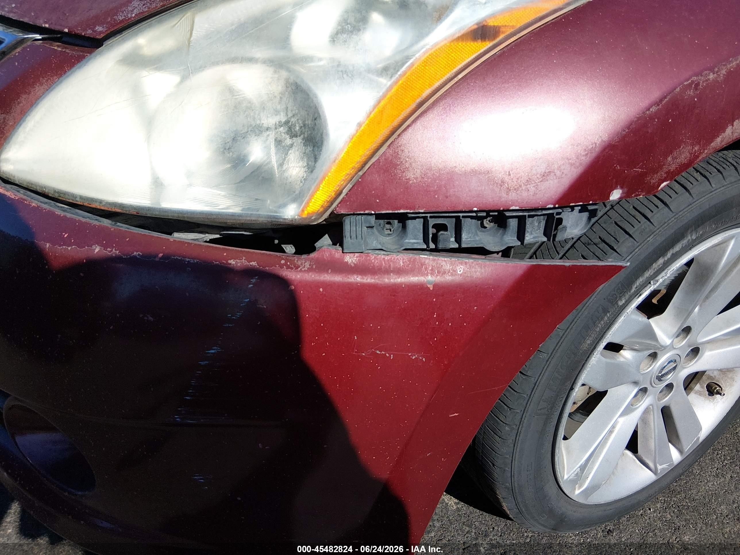 2011 Nissan Altima 3.5 Sr Burgundy vin: 1N4BL2AP9BN434629