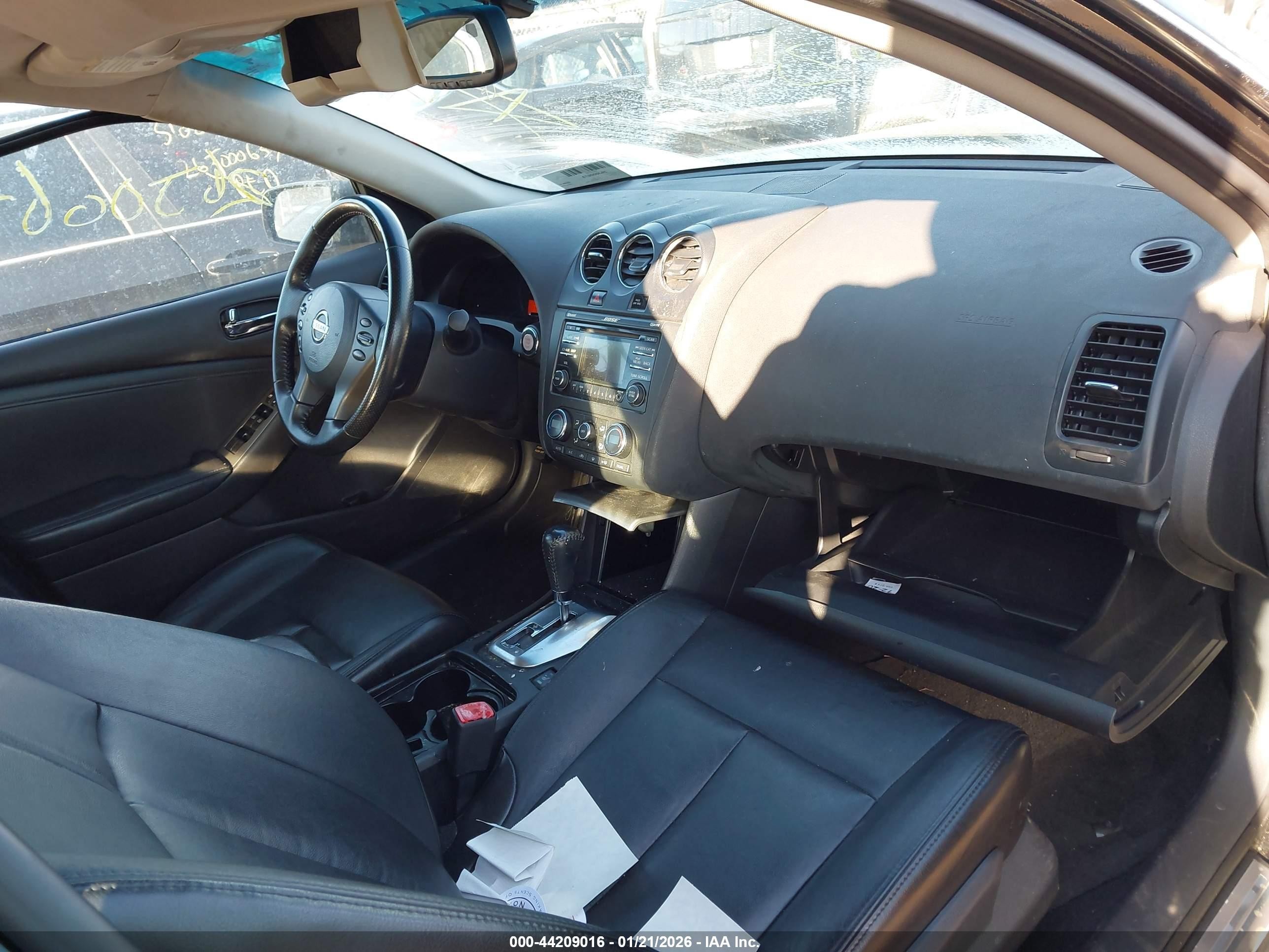 2012 Nissan Altima 3.5 Sr Black vin: 1N4BL2AP9CC146235